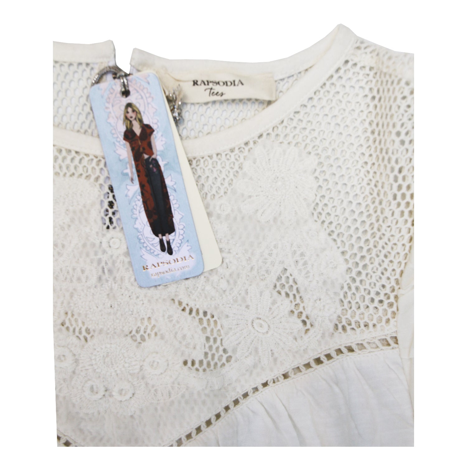 Blusa Rapsodia Charlo Crudo