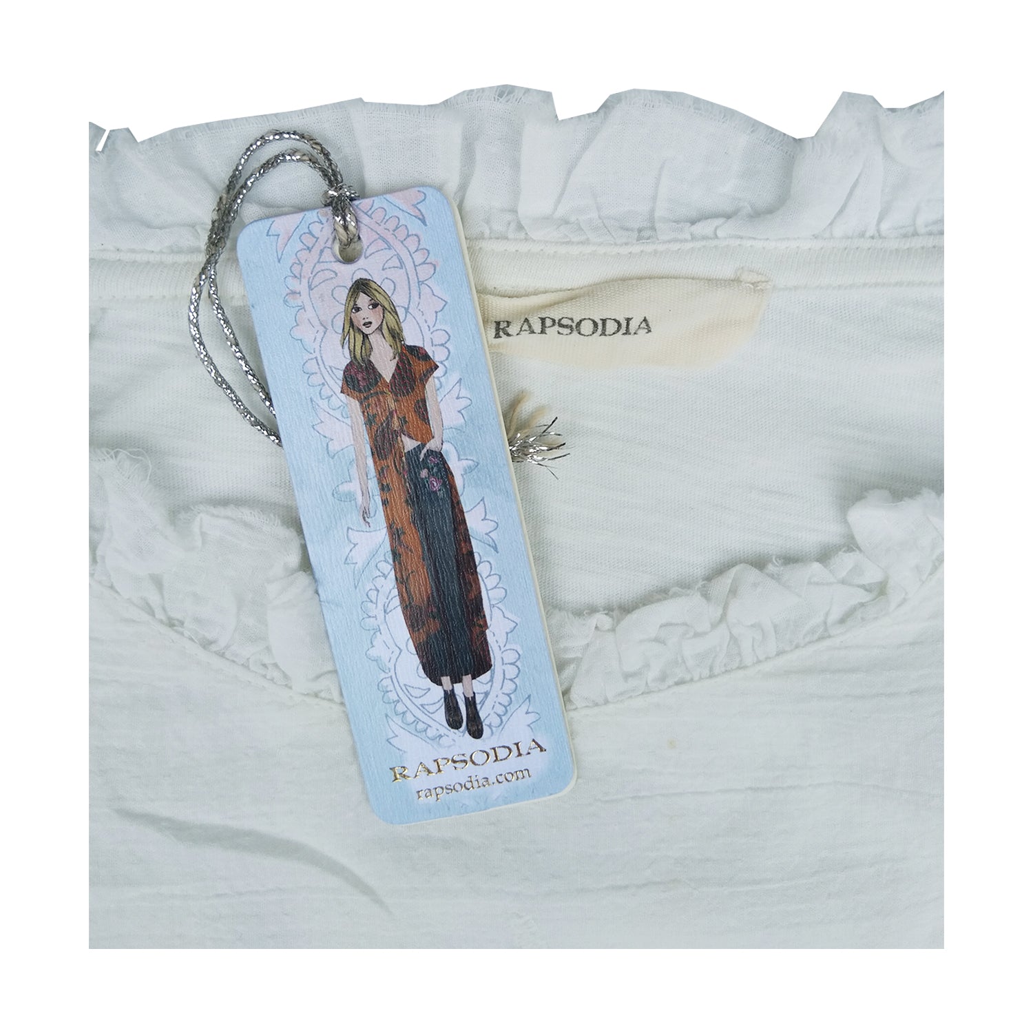 Blusa Rapsodia Rem Pullov Blanco
