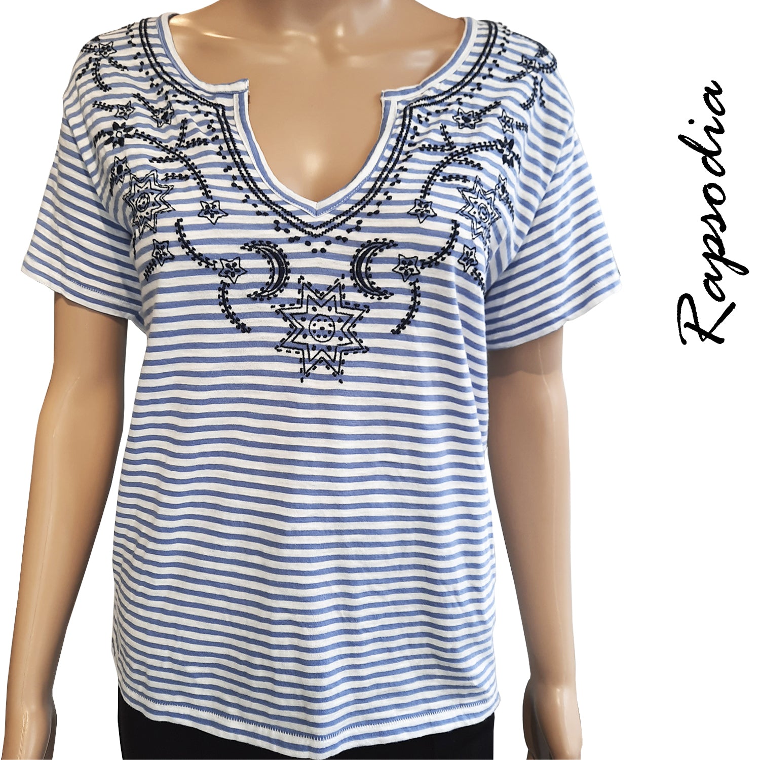 Polera Rapsodia Grece Celeste