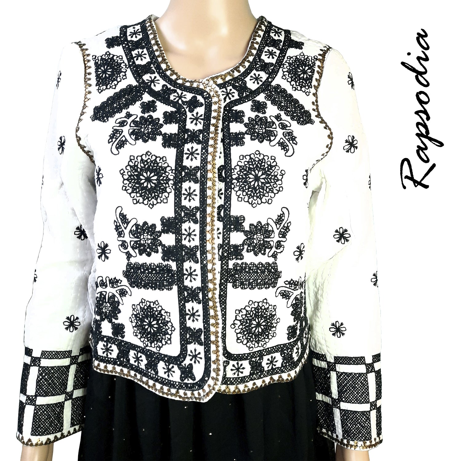 Chaqueta Rapsodia Doba Antik Negro