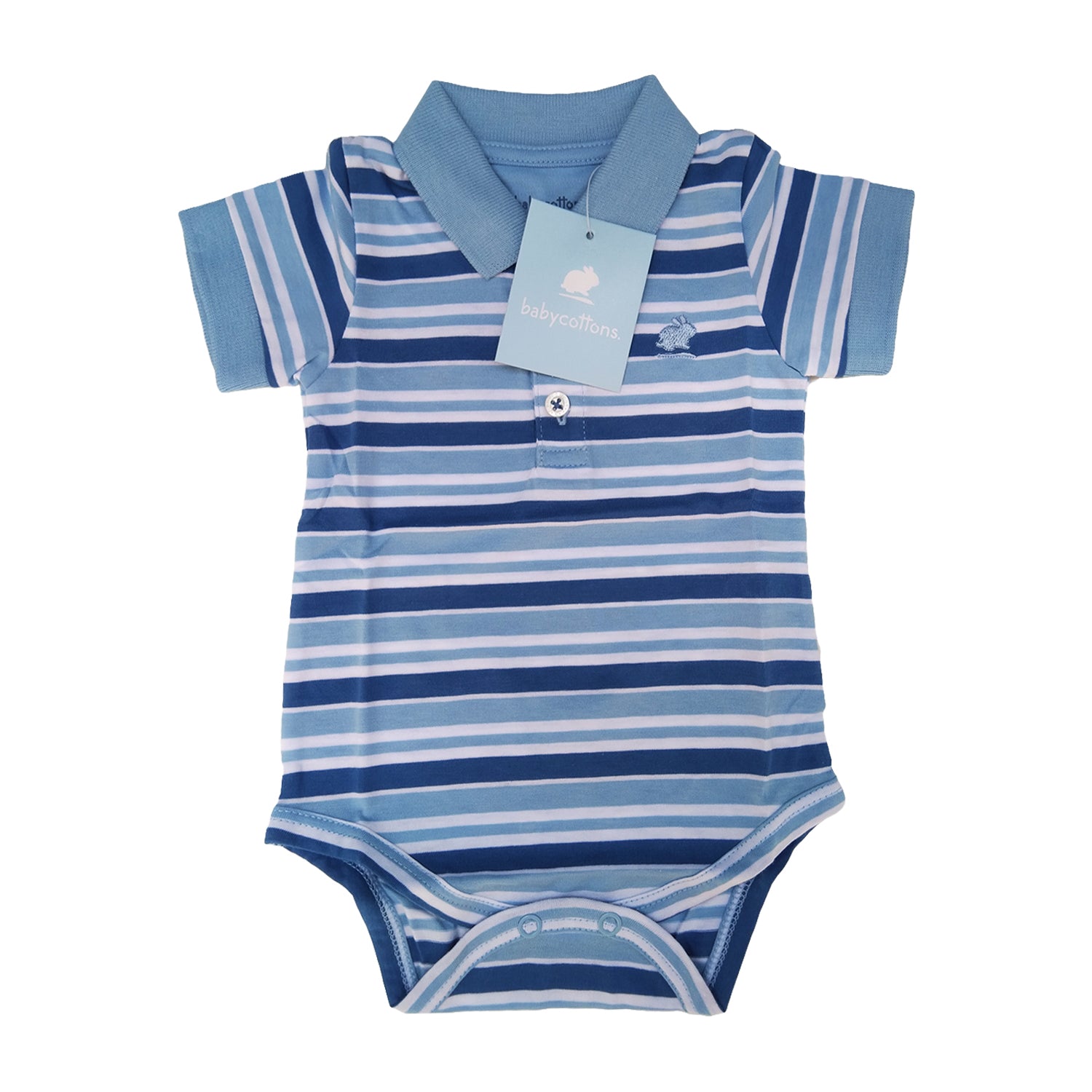 Body Babycottons C/Polo Hawaii Ray MC Celeste