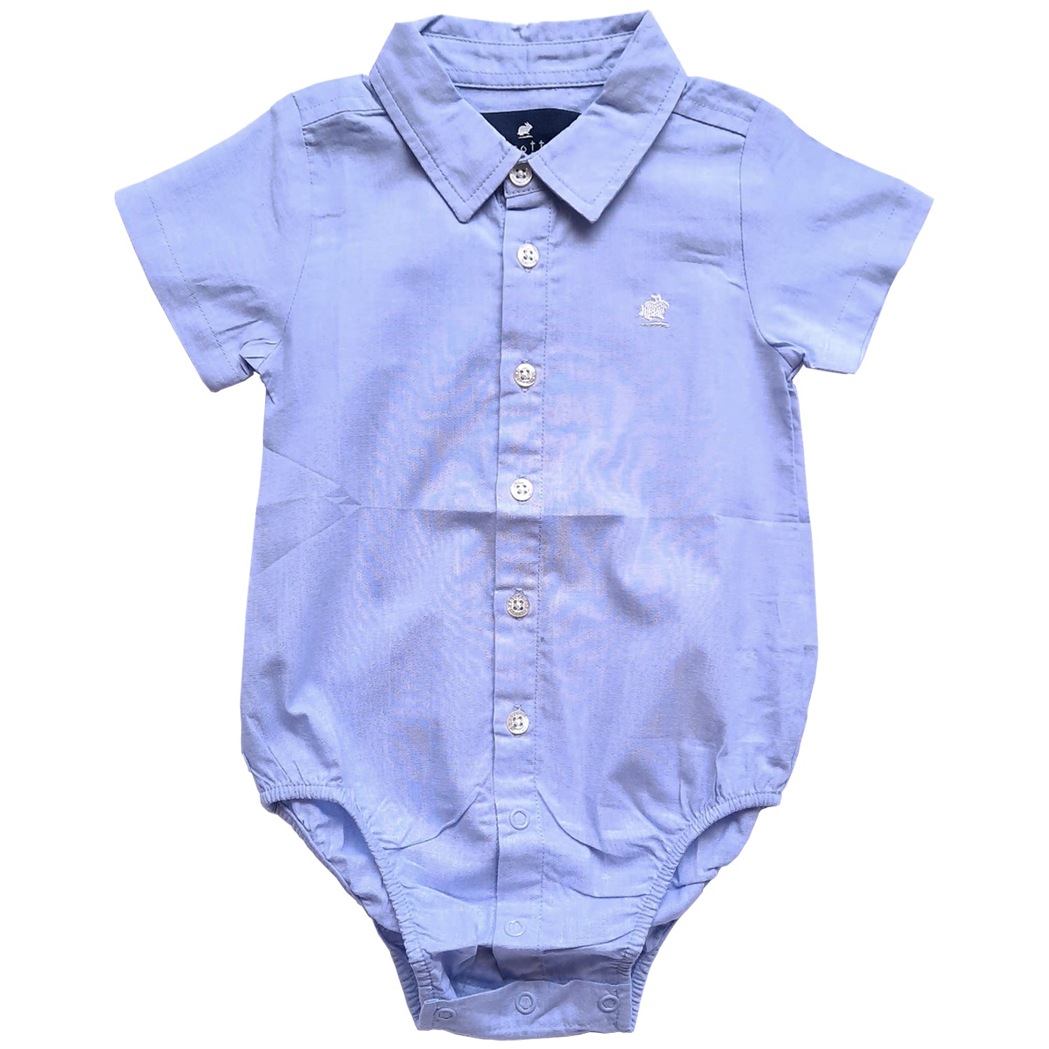 Body Camisa Babycottons BB Celeste