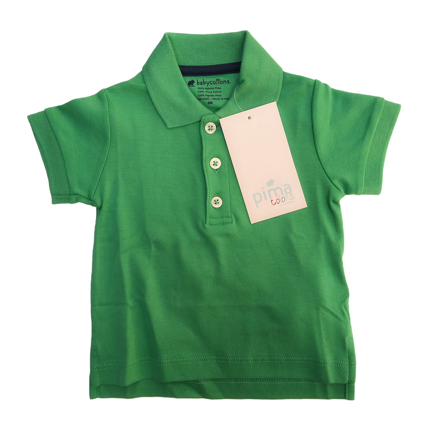 Polera C/Polo Verde Menta