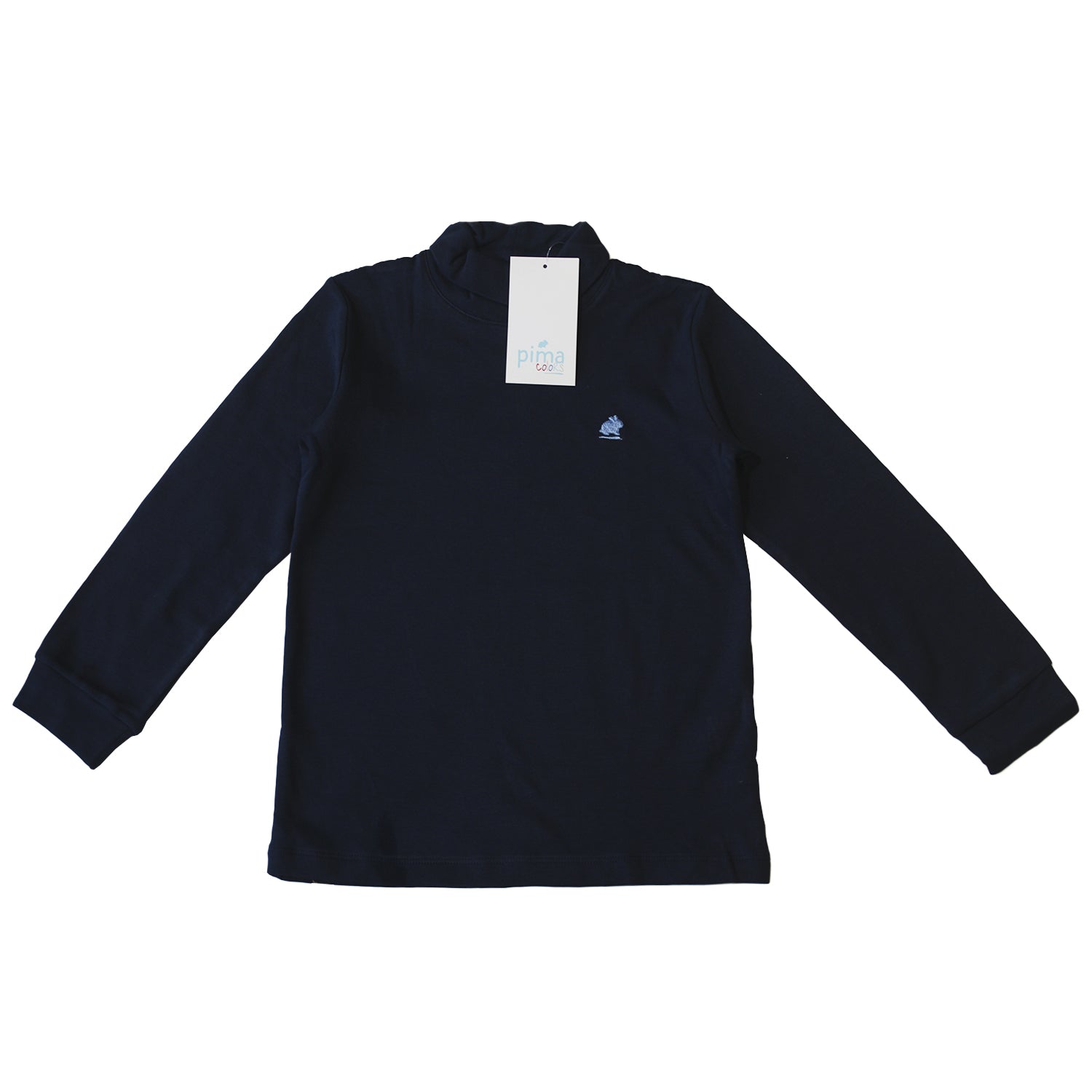 Polera Babycottons Intlk Pima Colors Azul