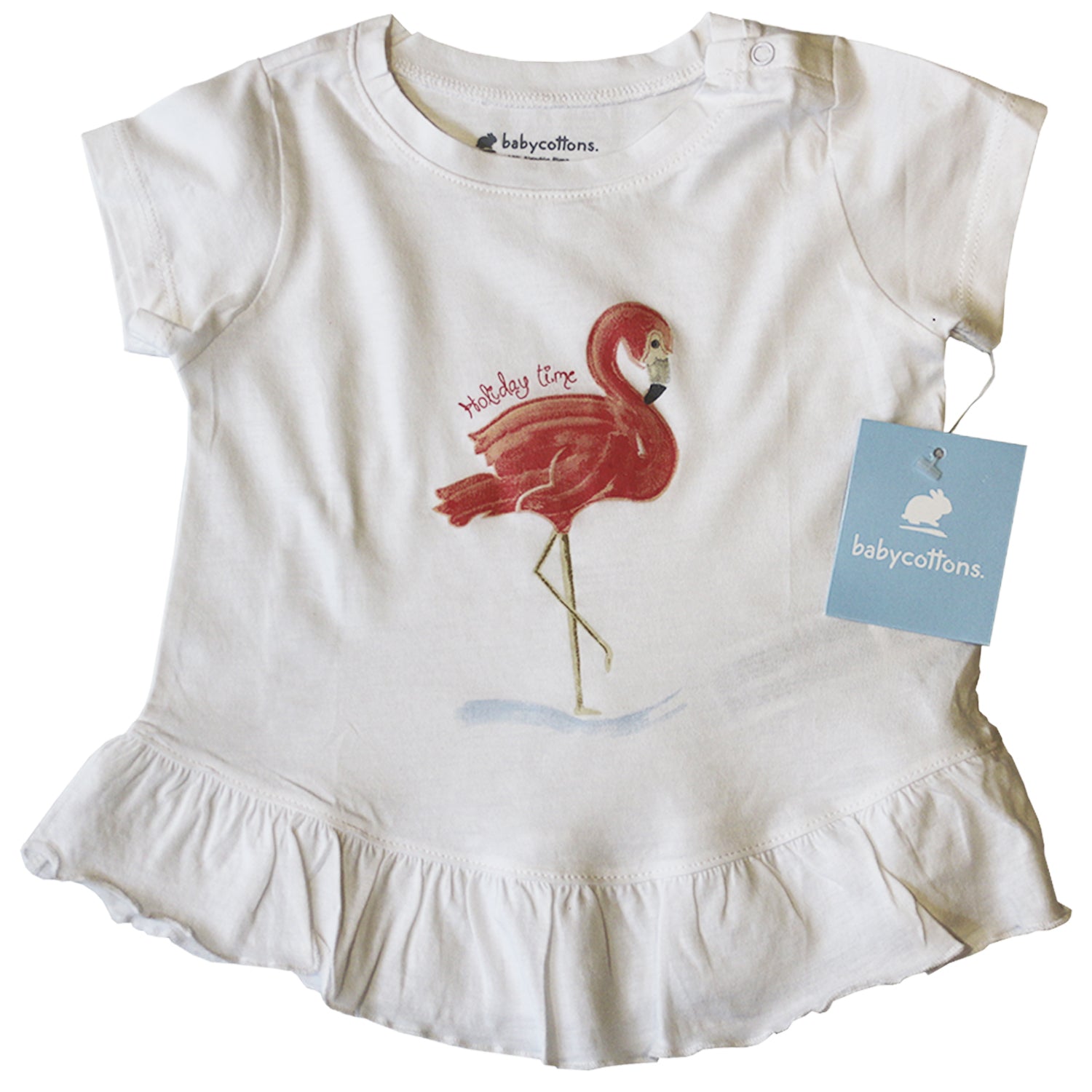 Camiseta Baby Cottons MC on Safari niña .