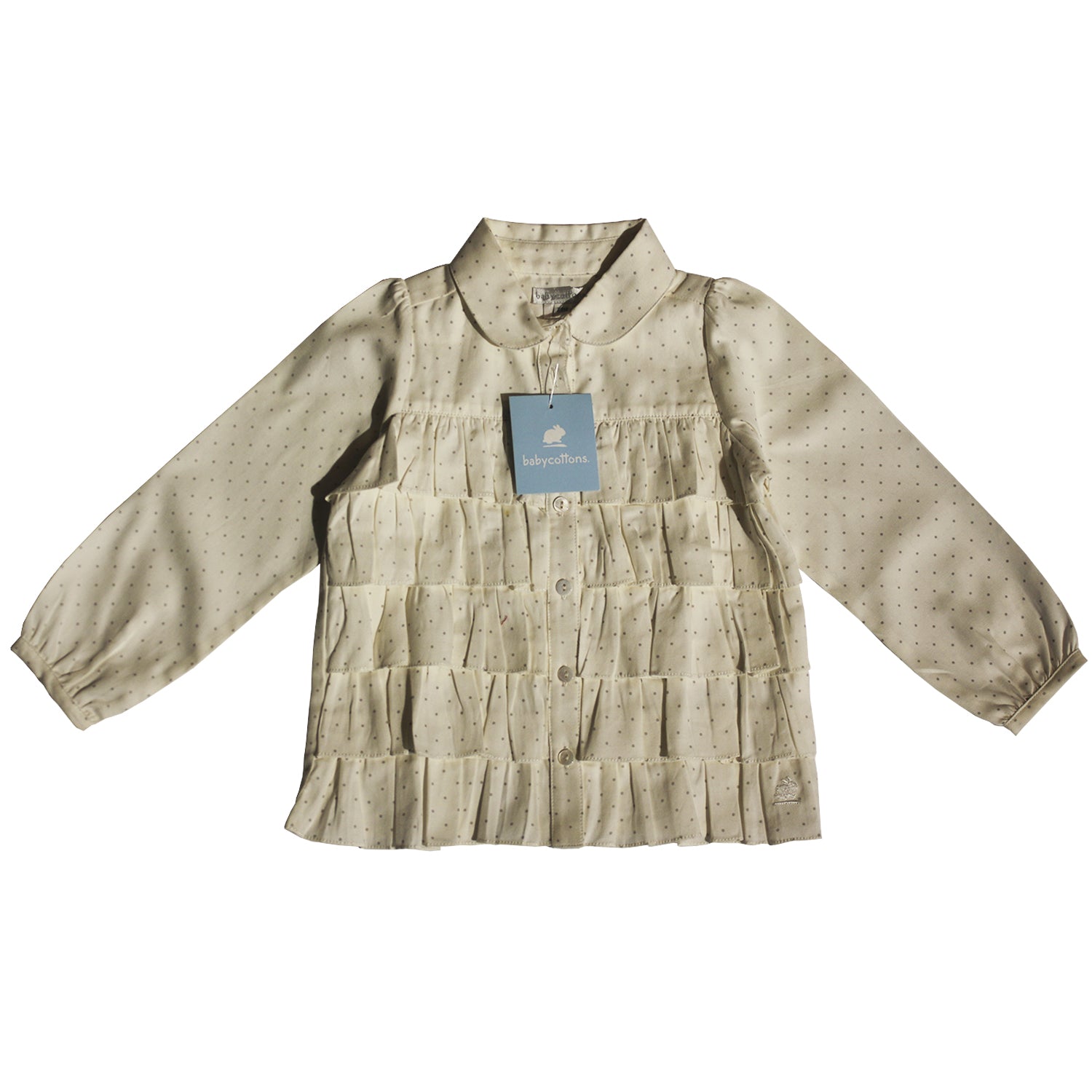 Blusa Babycottons Volados Dionne Estampado
