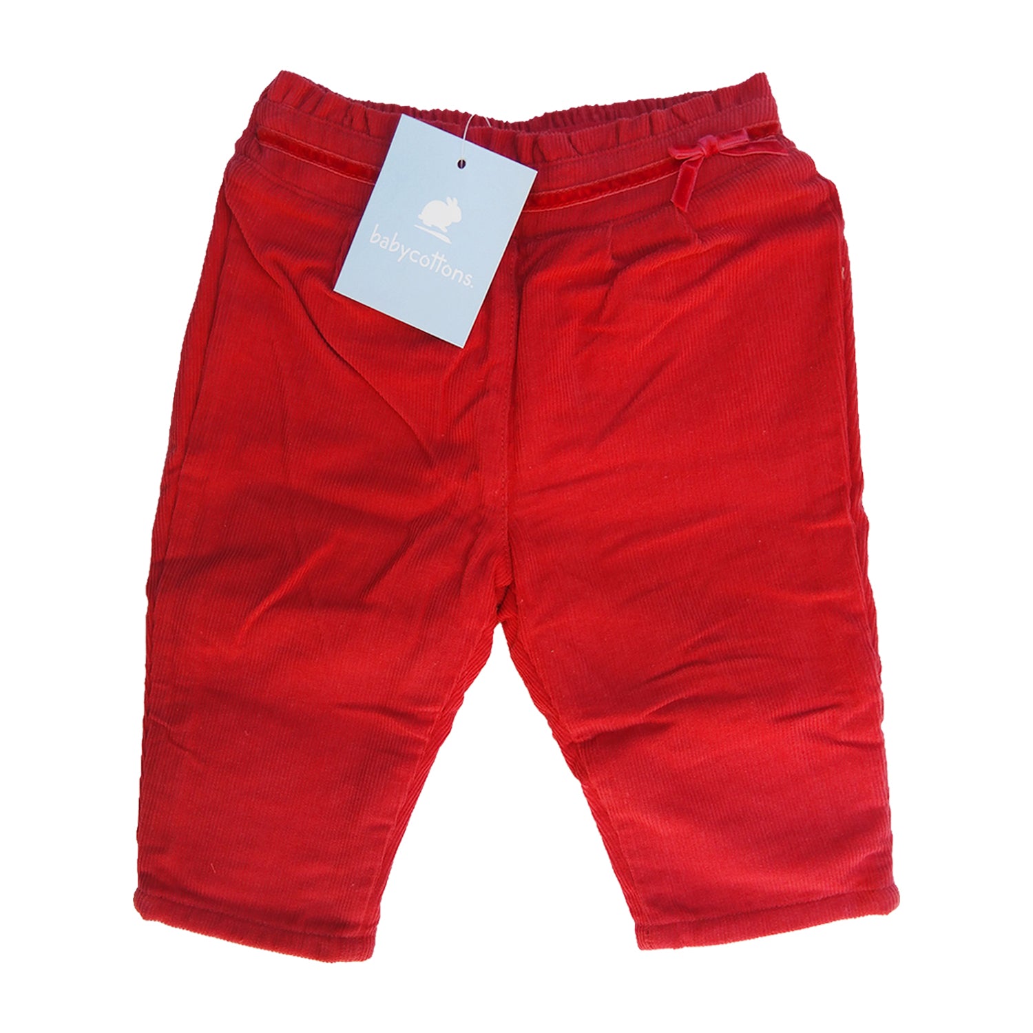Pantalon Babycottons Babycord Forrado Fresa