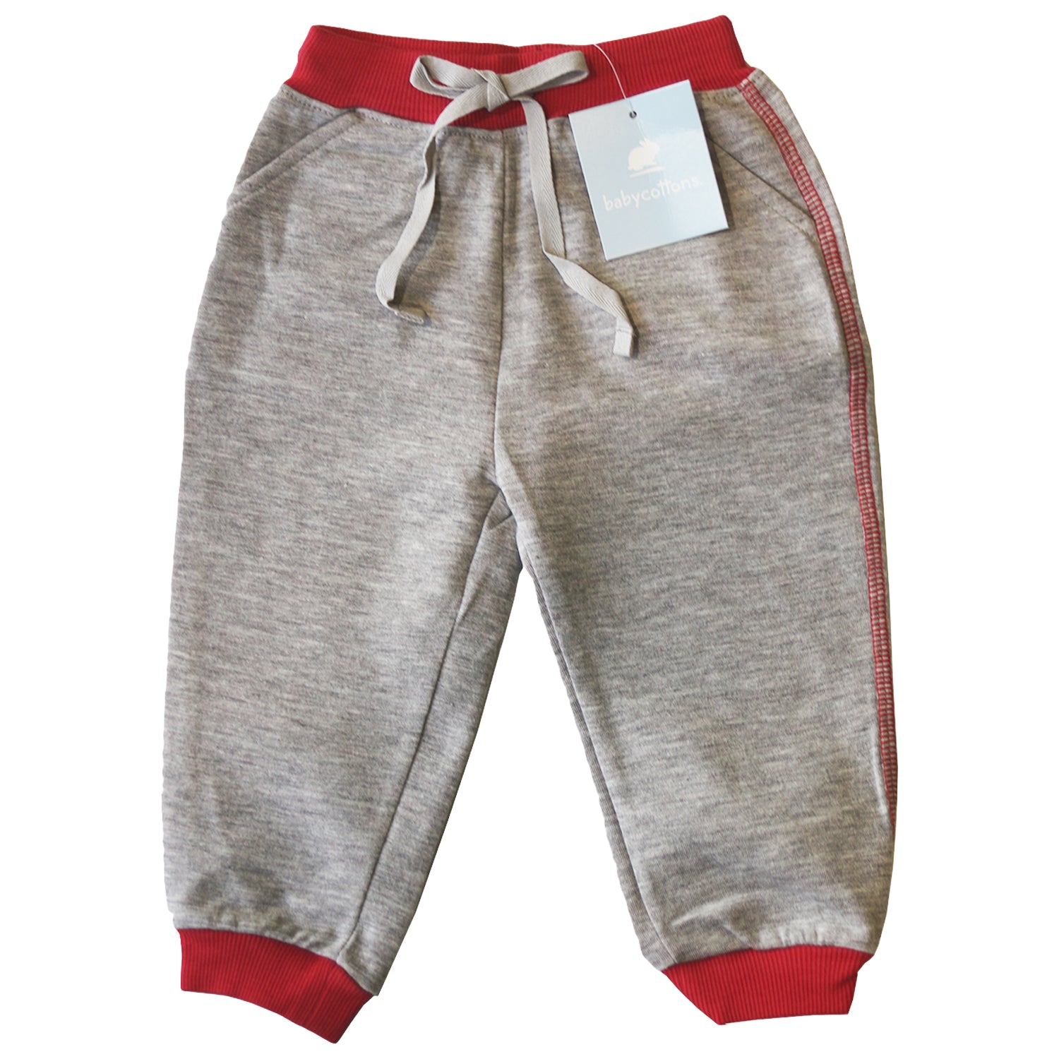 Pantalon Babycottons Cruise Girl Gris Coral