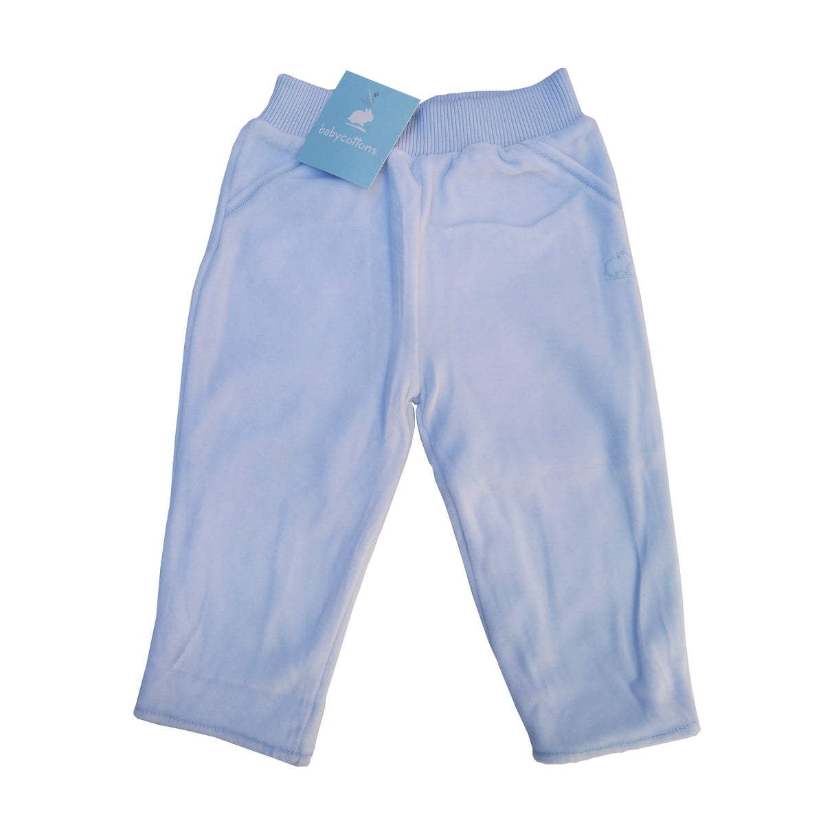 Pantalon Babycottons Forrado Celeste