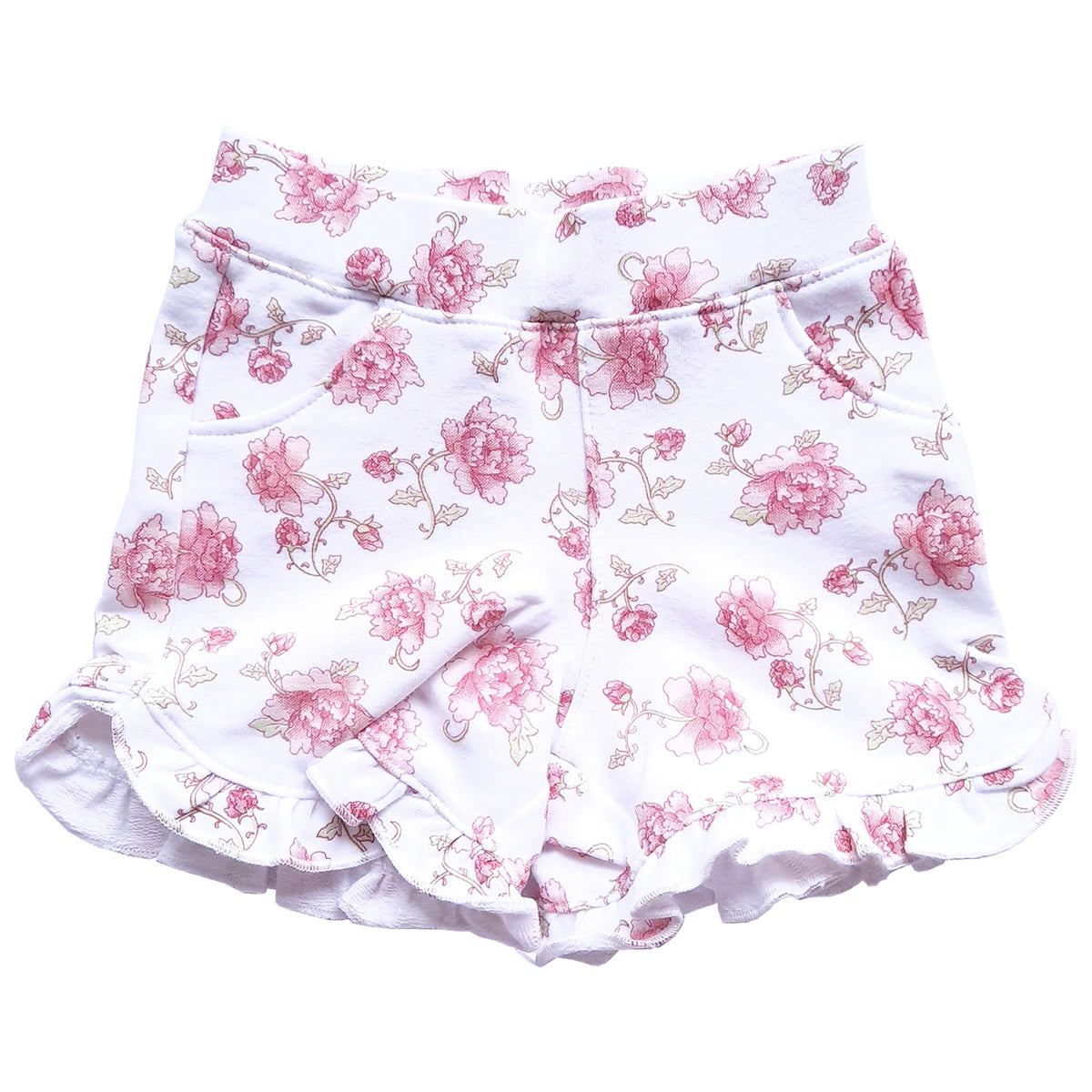 Short Angelina Blanco Rosa