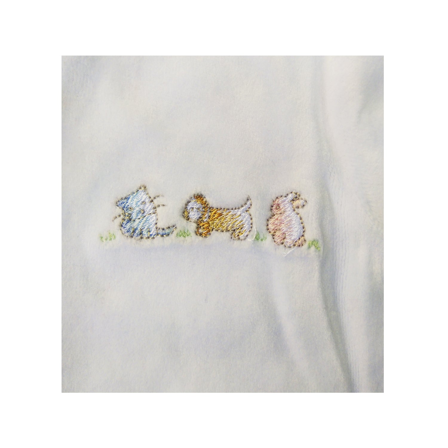 Enterito Babycottons Rever Plush Pets Blanco