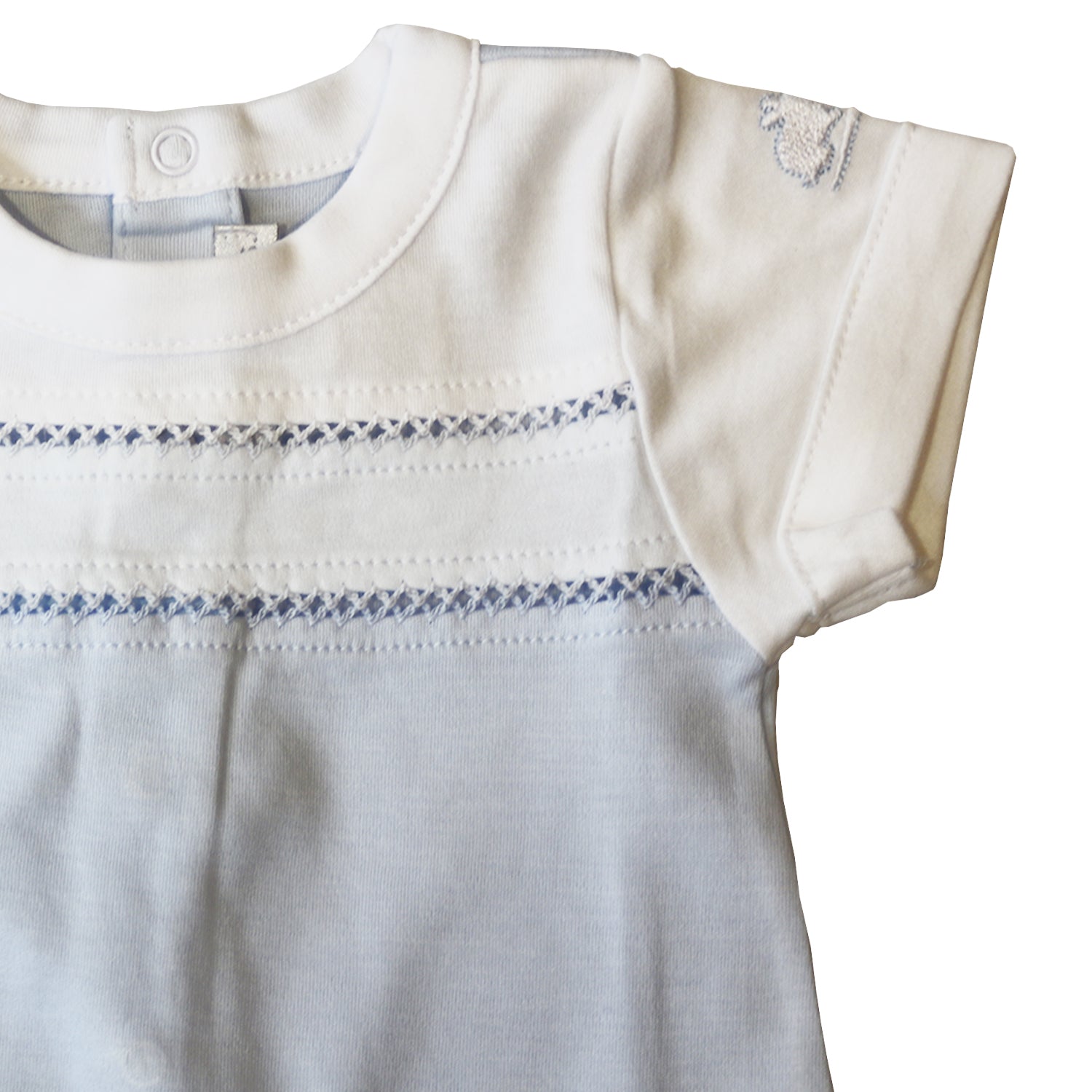 Enterito Babycottons Vanilla MC Celeste