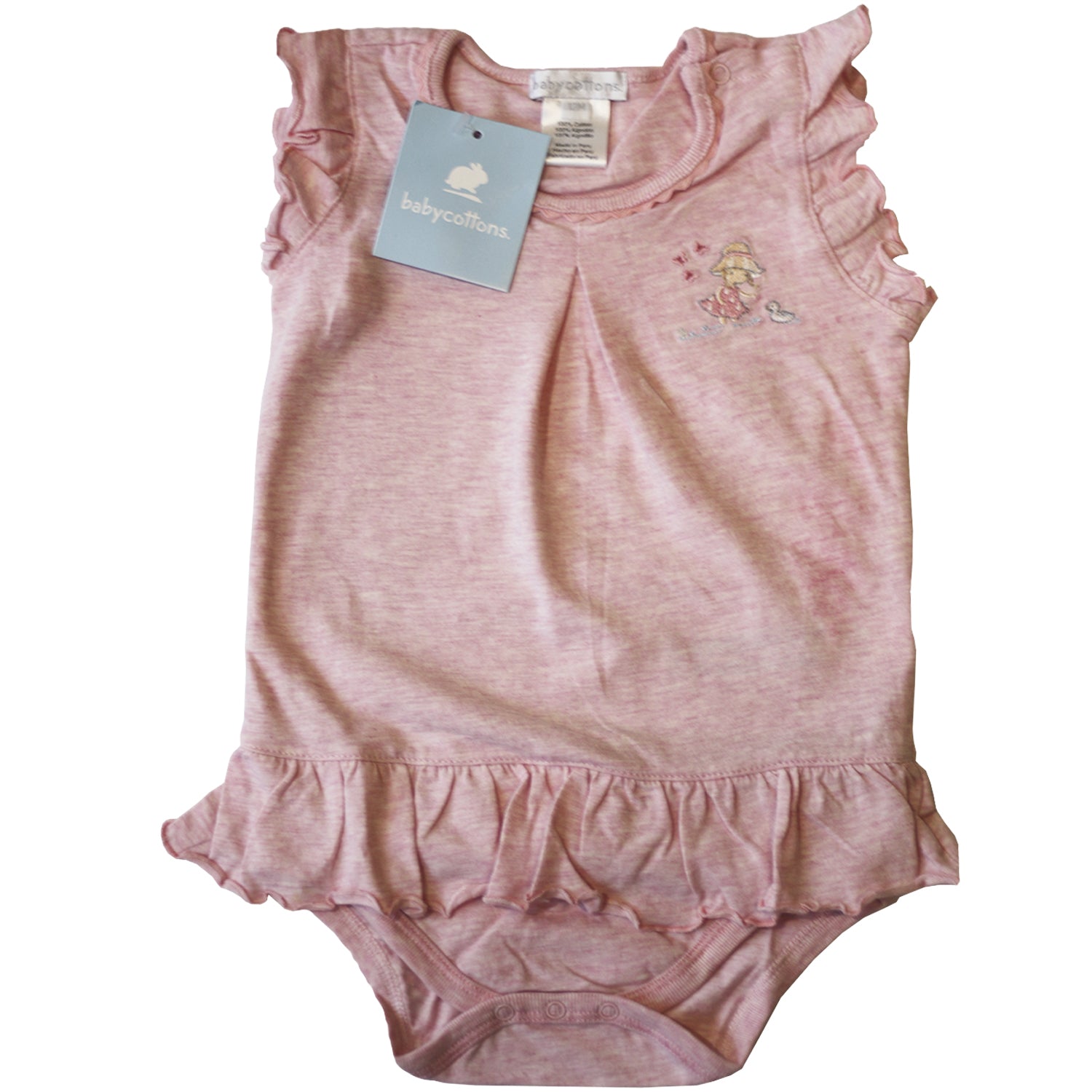 Bombacho Babycottons Bordado Rosa