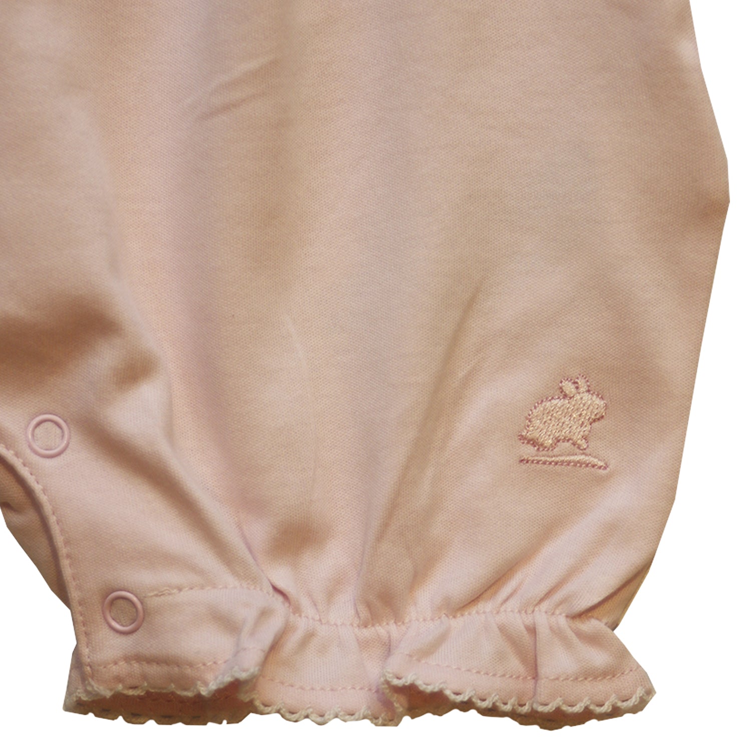 Enterito Babycottons Smock MC Rosa