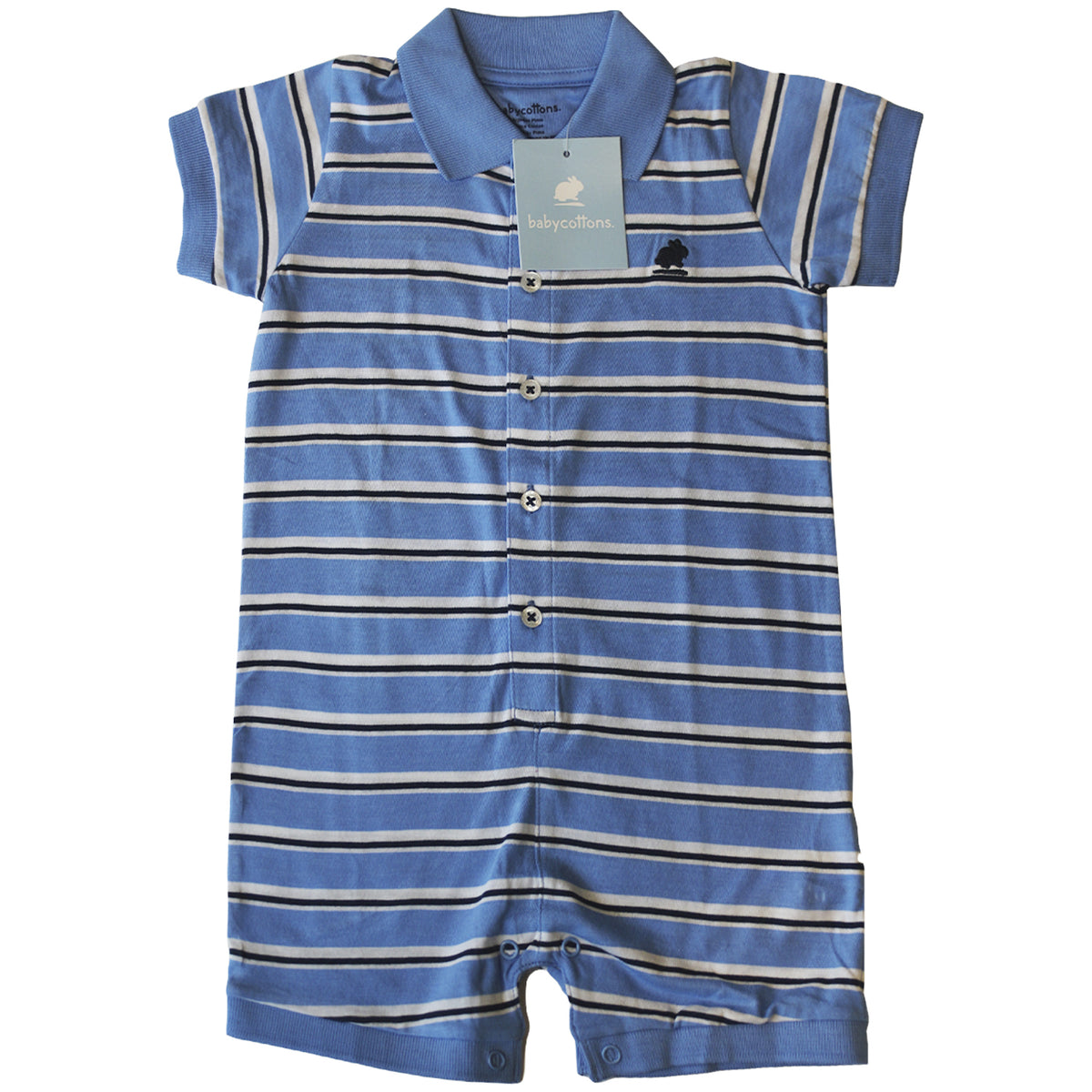 Enterito Babycottons C/Polo Joseph Tom Ray MC Celeste