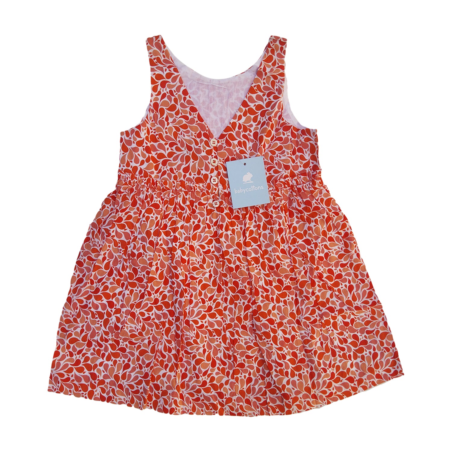 Vestidos Bella Estanpado Niña T6