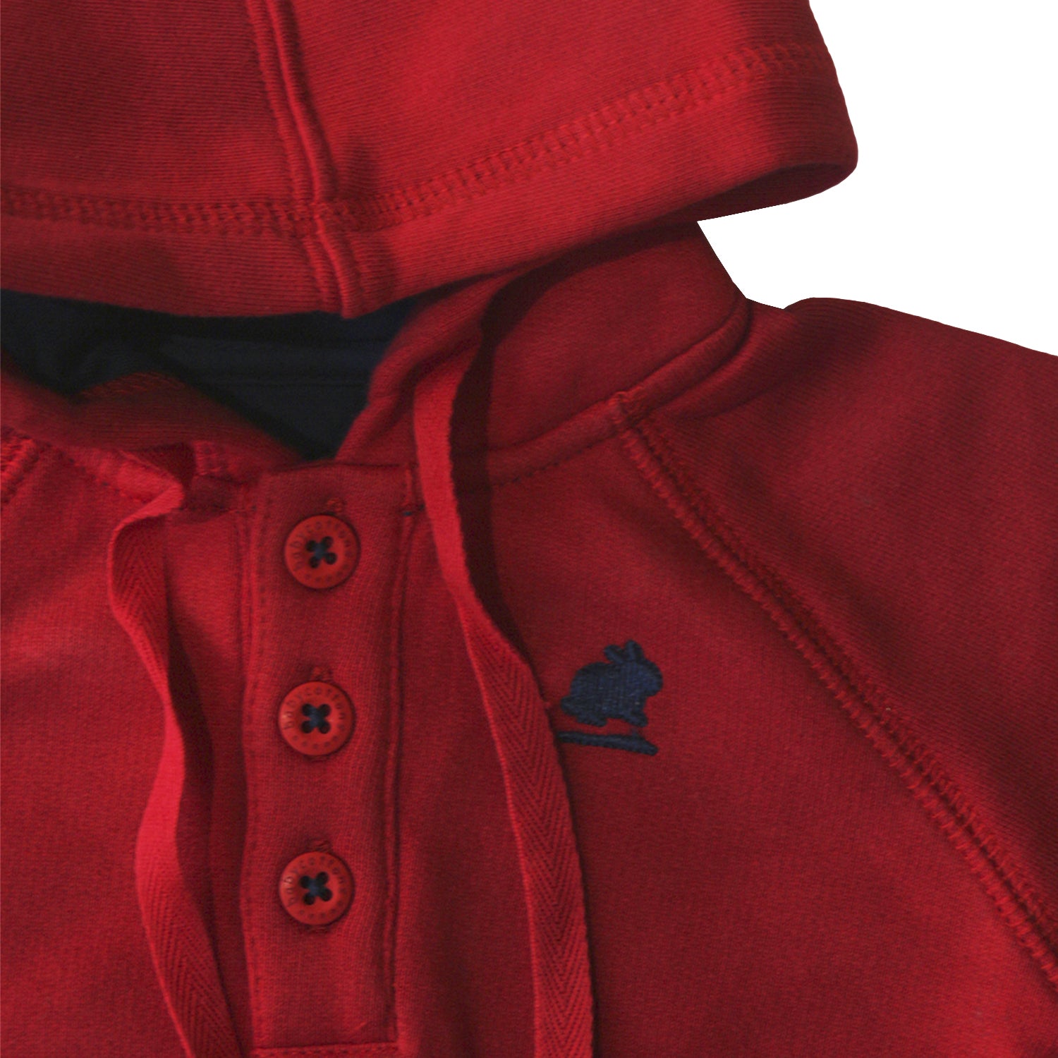 Sweater Bzo Babycottons C Cap Frisa W Colors Rojo