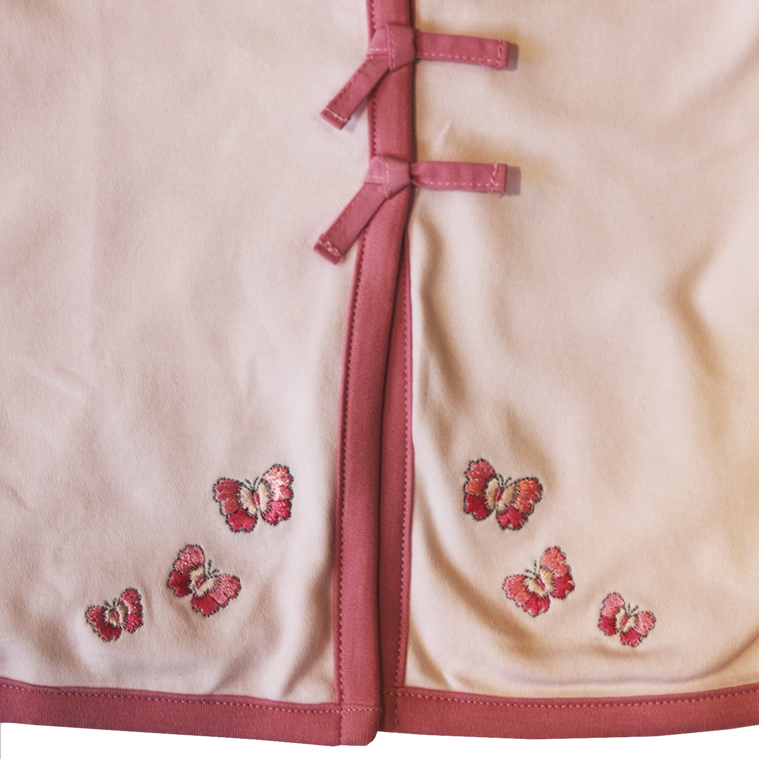 Cardigan Babycottons Forrado Oriente Mei Rosa