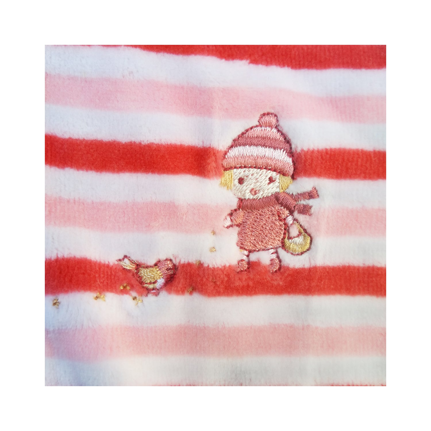 Sweater Babycottons Canguro Wld-Winter Wald Plush Rosa