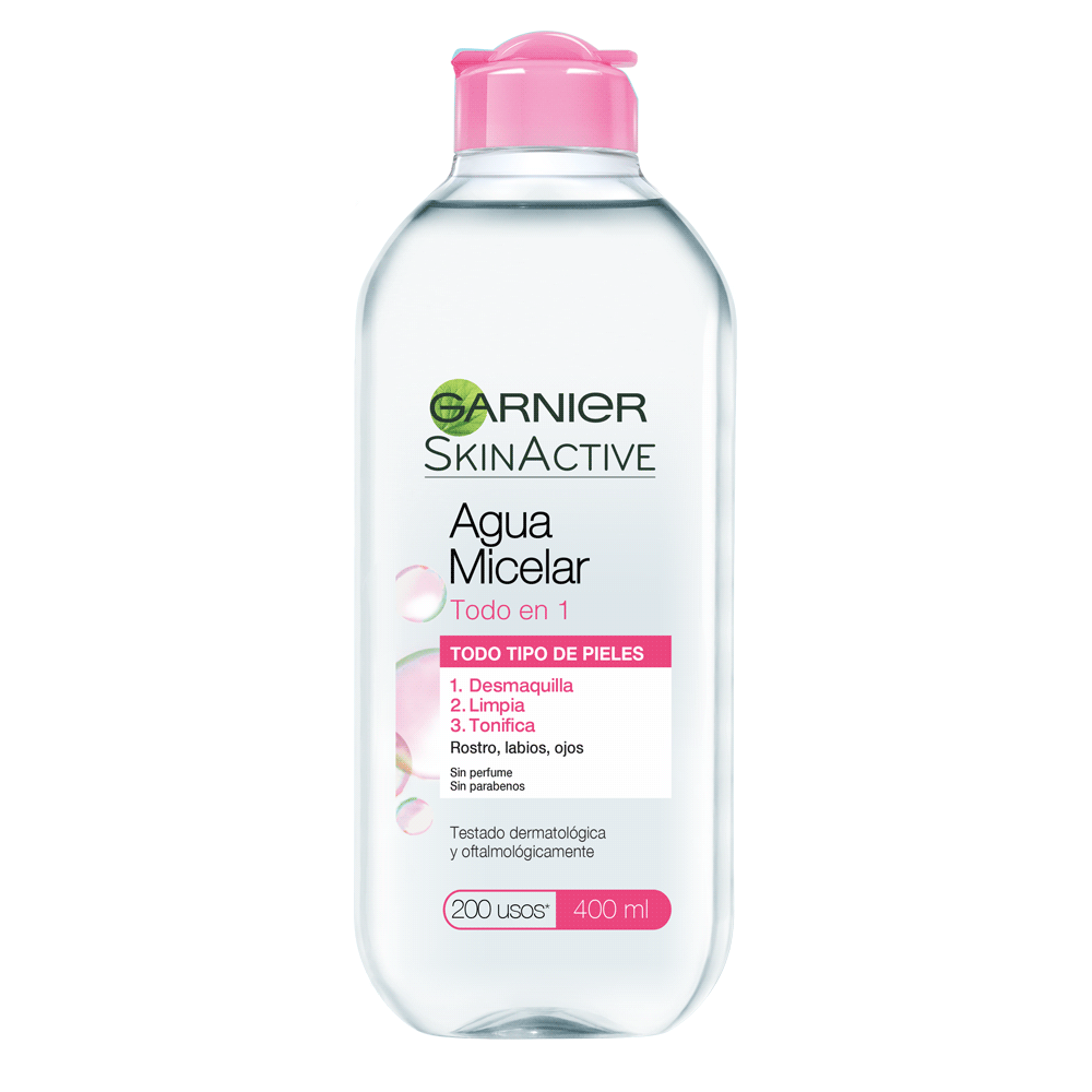 Agua Micelar Todo En 1 400 ml Garnier Skin Active