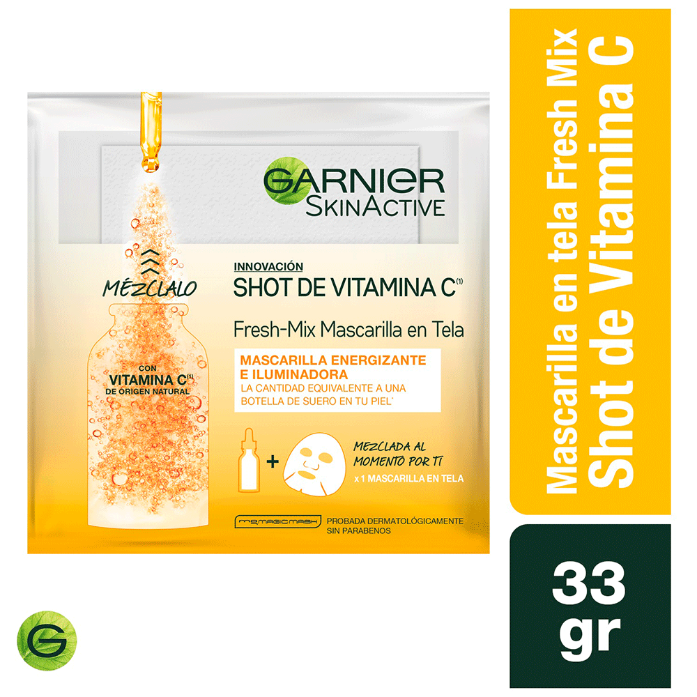 Mascarilla En Tela Para Rostro VitaminaC