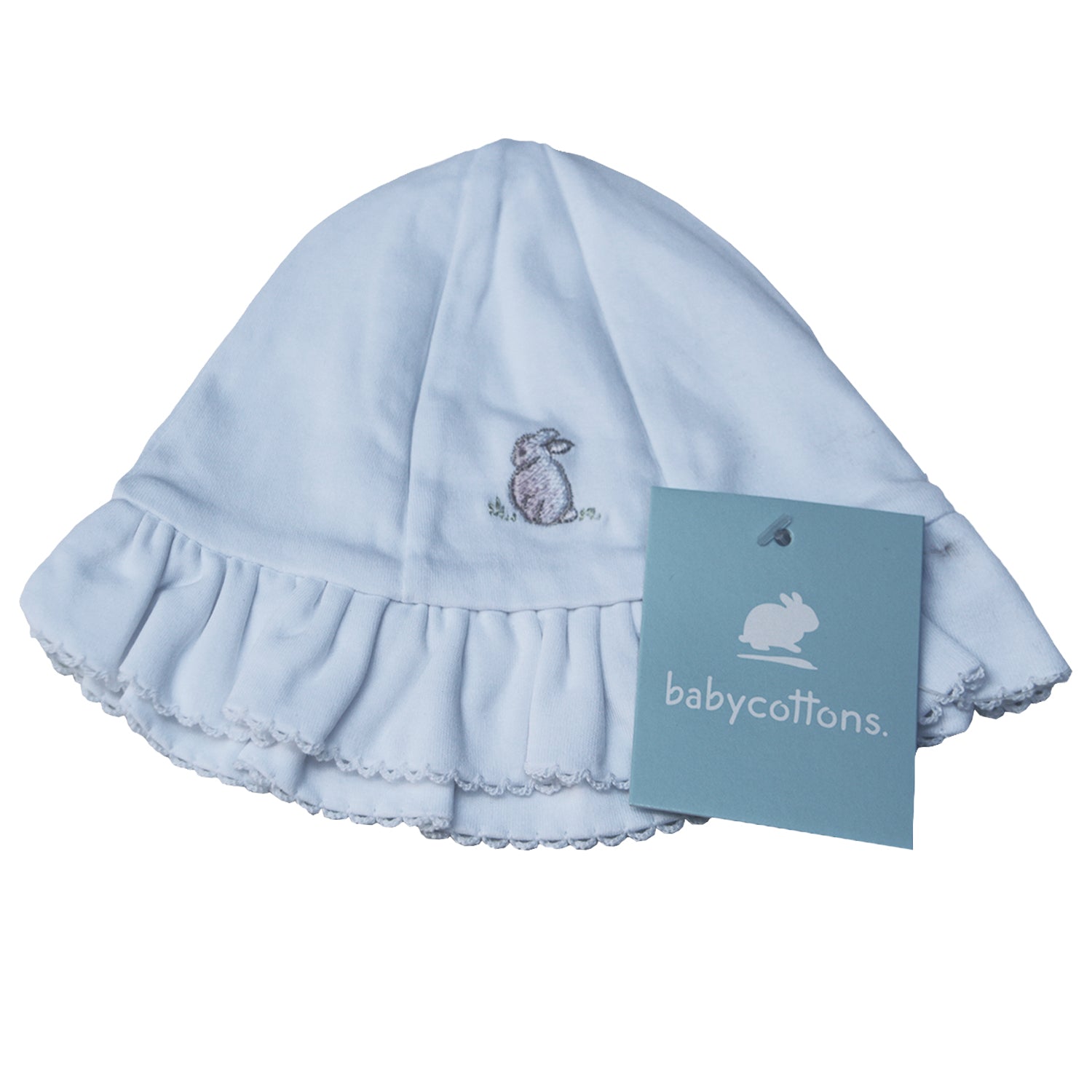 Sombrero Babycottons Sol Tipets Blanco-Rosa