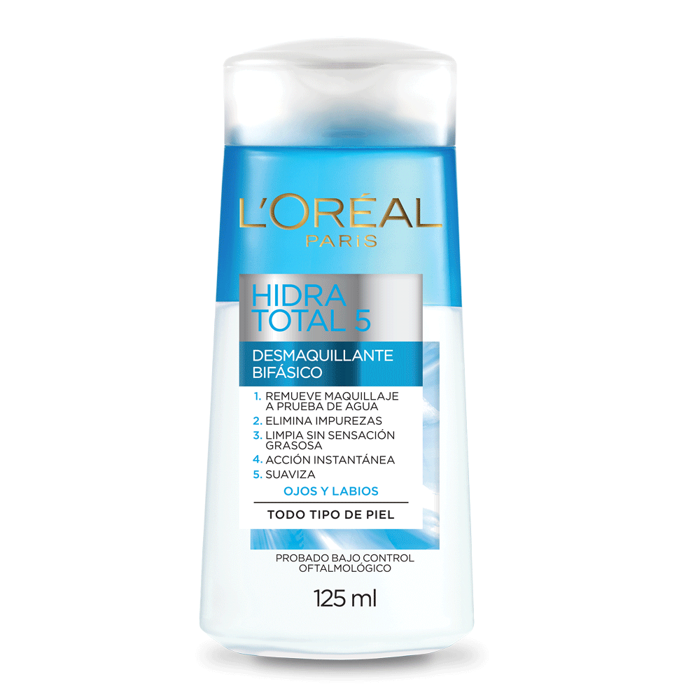 Desmaquillante Bifásico Ojos Y Labios Hidra-Total 5 125Ml