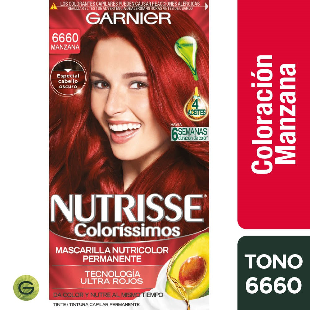 Nutrisse Colorissimos 6660 Manzana 3 Aceites