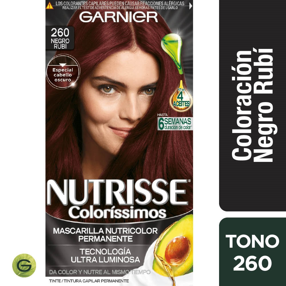 Nutrisse 260 Negro Rubi 3 Aceites