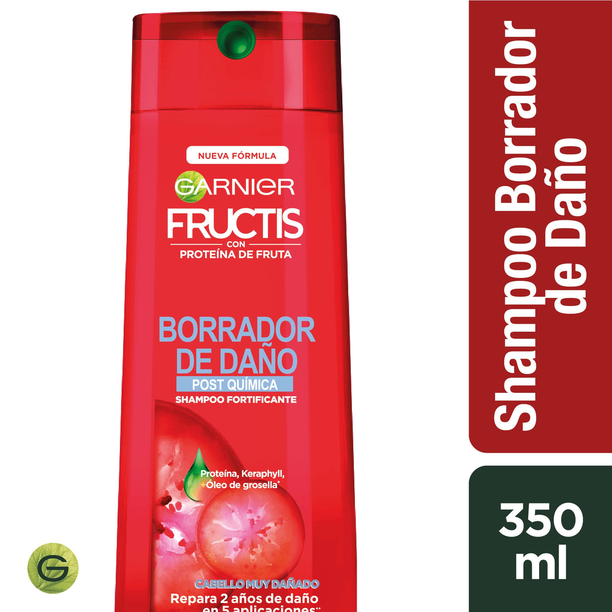 Fructis Borrador Daño P.Quim Sh 350 ml