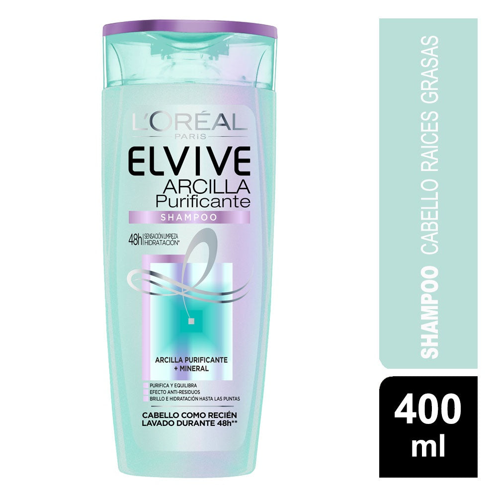 Elvive Arcilla Purificante Sh 400 ml