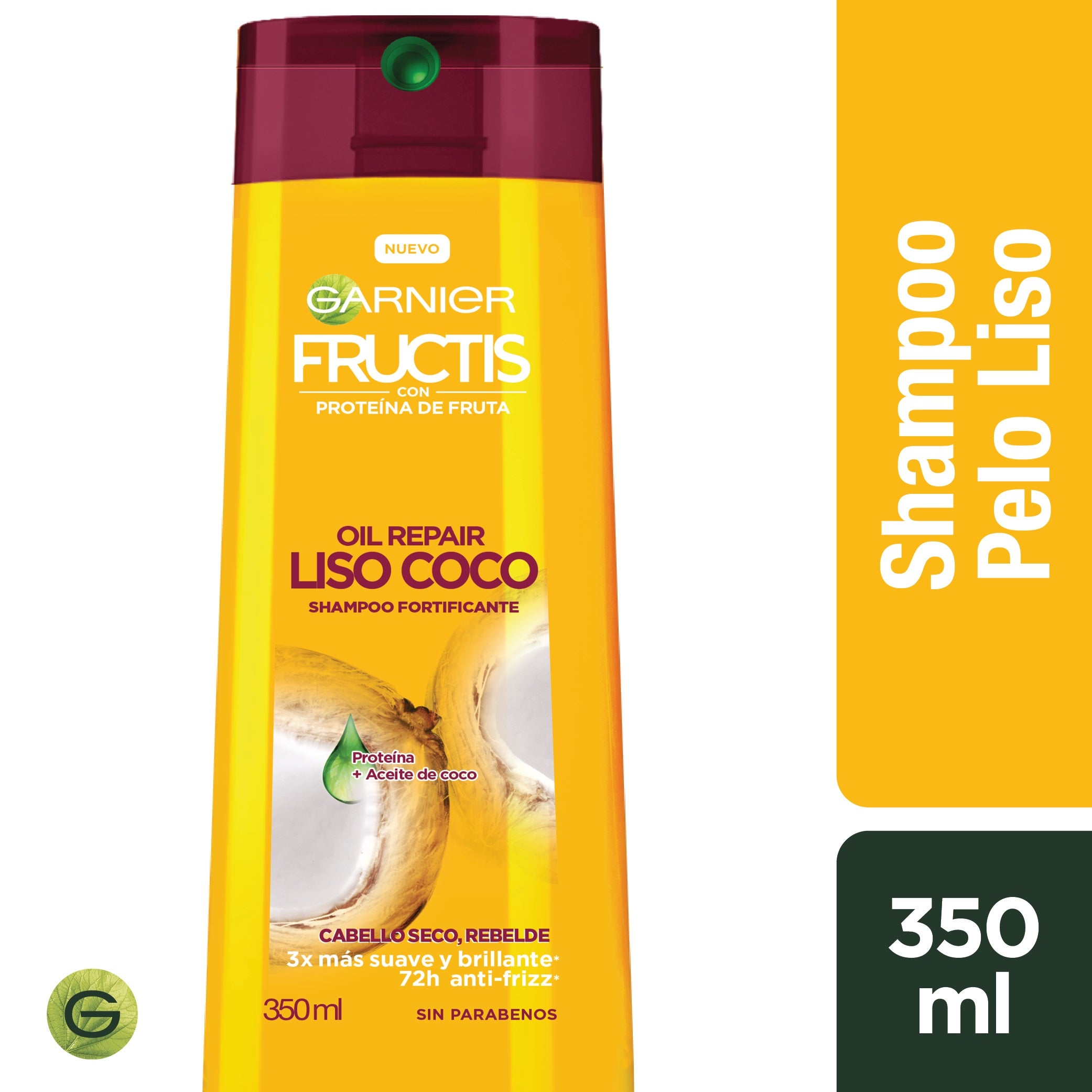 Fructis Oil R Sh Liso Coco 350 ml