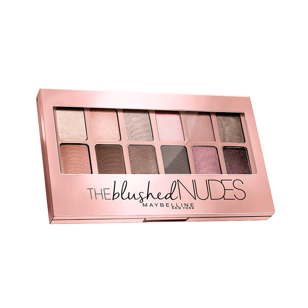 Paleta De Sombras The Blushed Nudes Paleta Maybelline