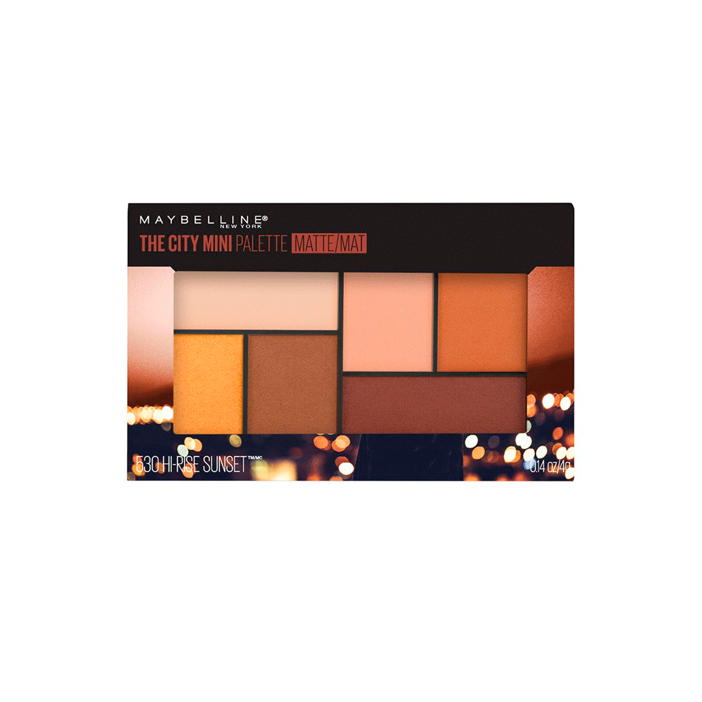 Sombra De Ojos City Mini Palette Hi-Rise Sunset Maybelline