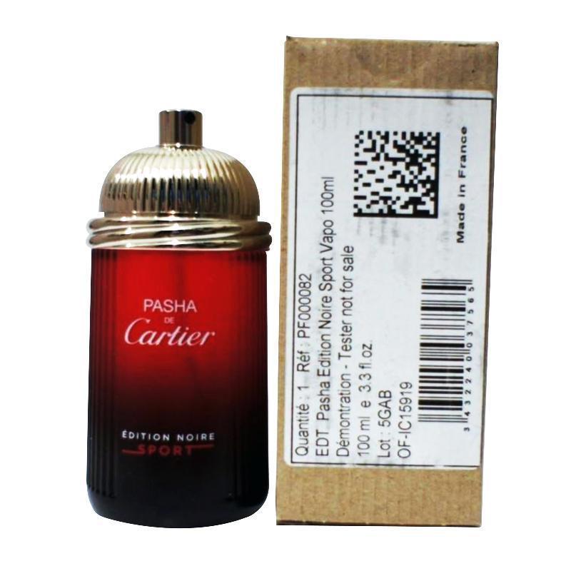 Pasha Noire Sport Cartier Edt 100Ml Hombre Tester