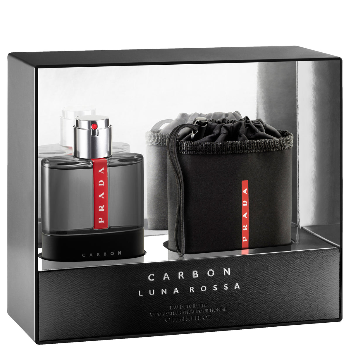 Prada Carbon Luna Rossa Edt Estuche 100 ml Hombre
