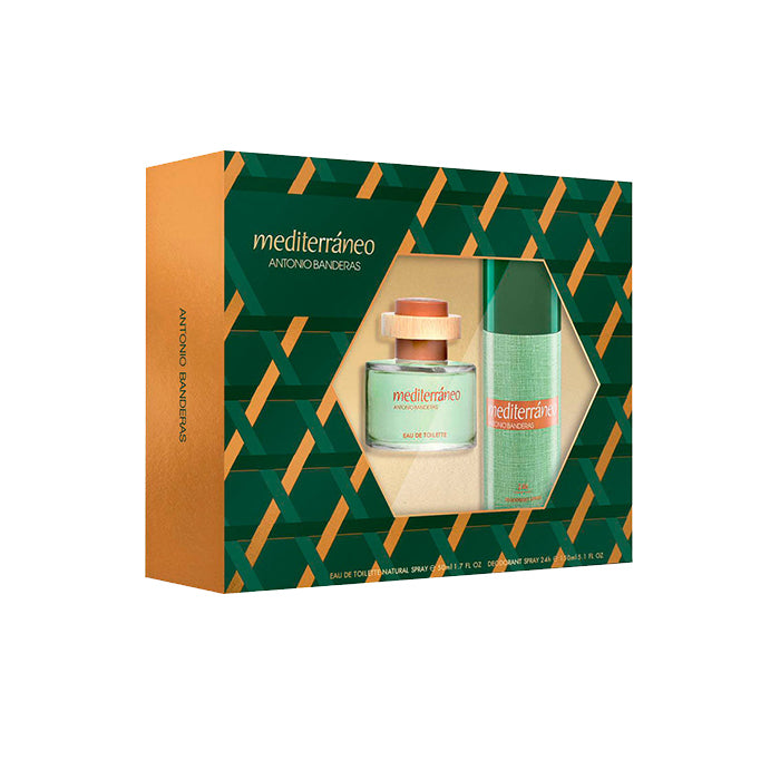 Estuche Mediterraneo Antonio Banderas Edt 50Ml+150Ml Deo Hombre56