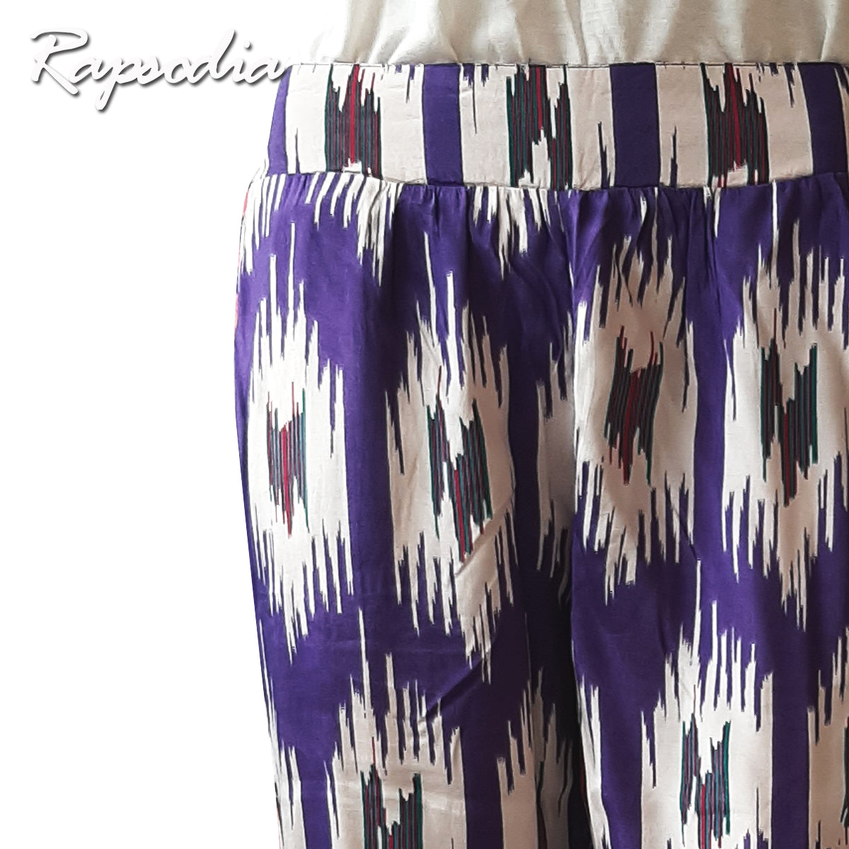 Pantalón Rapsodia Bab Harem Ikat Violeta