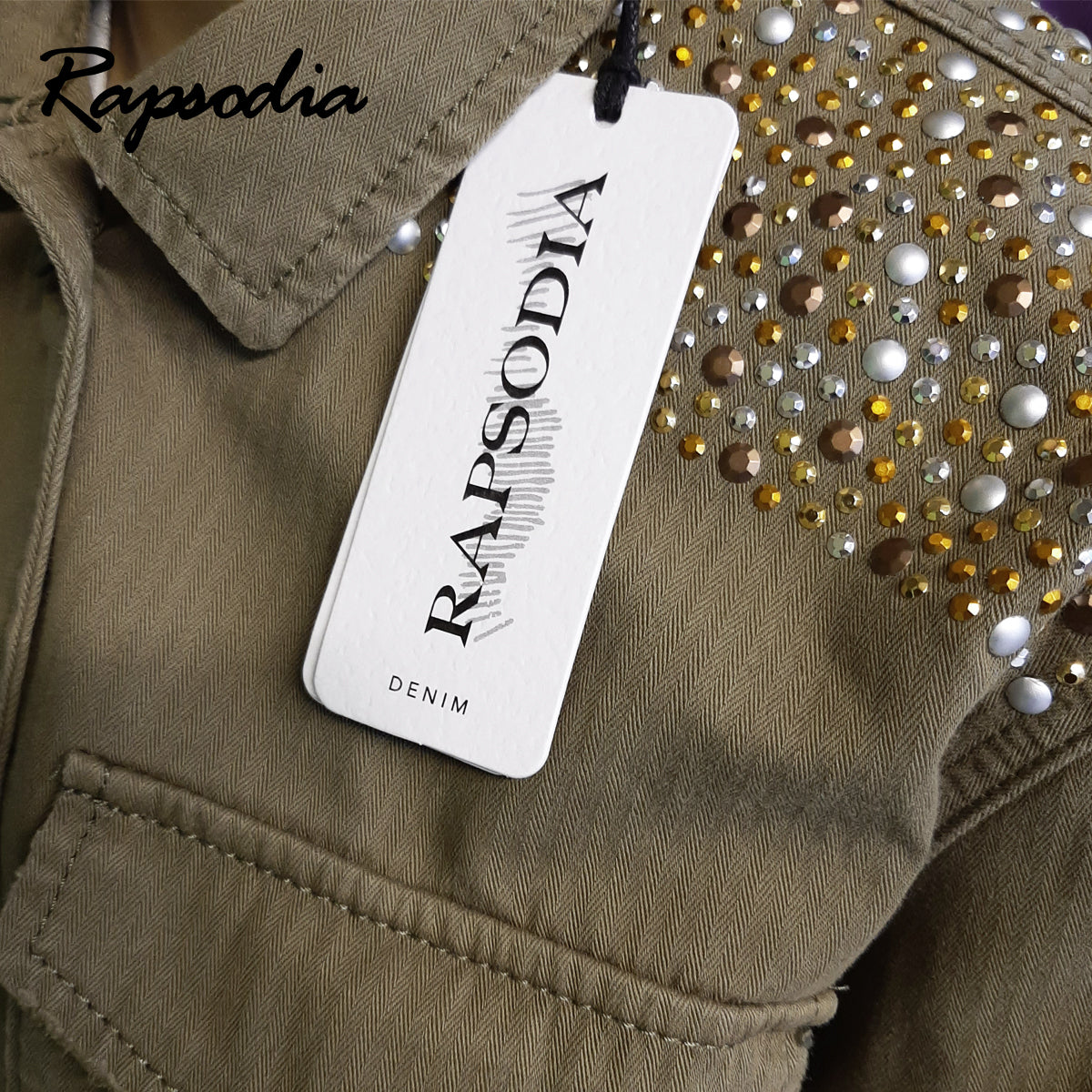 Chaqueta Rapsodia Sequin Verde