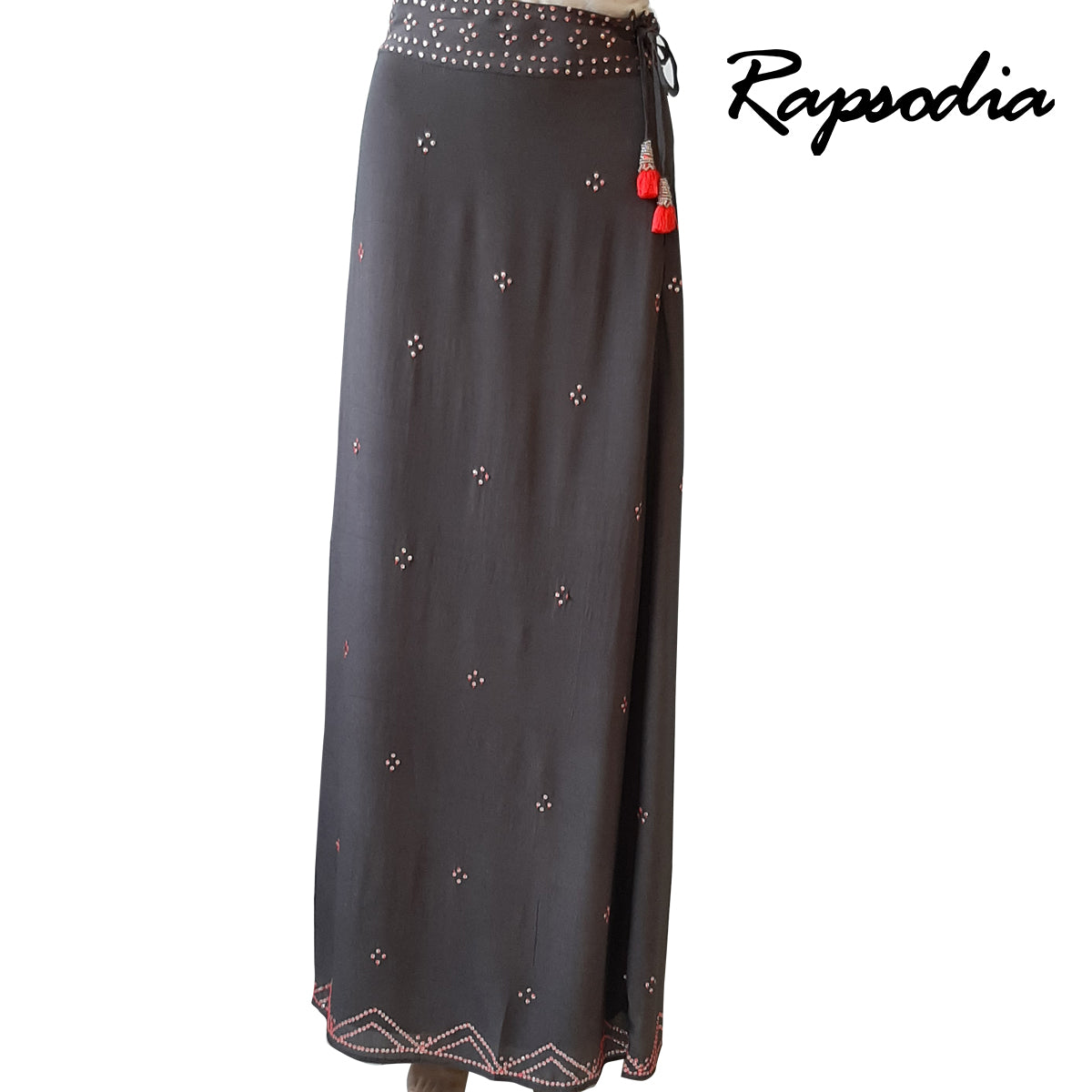 Falda Rapsodia Cedron Raisa Gris
