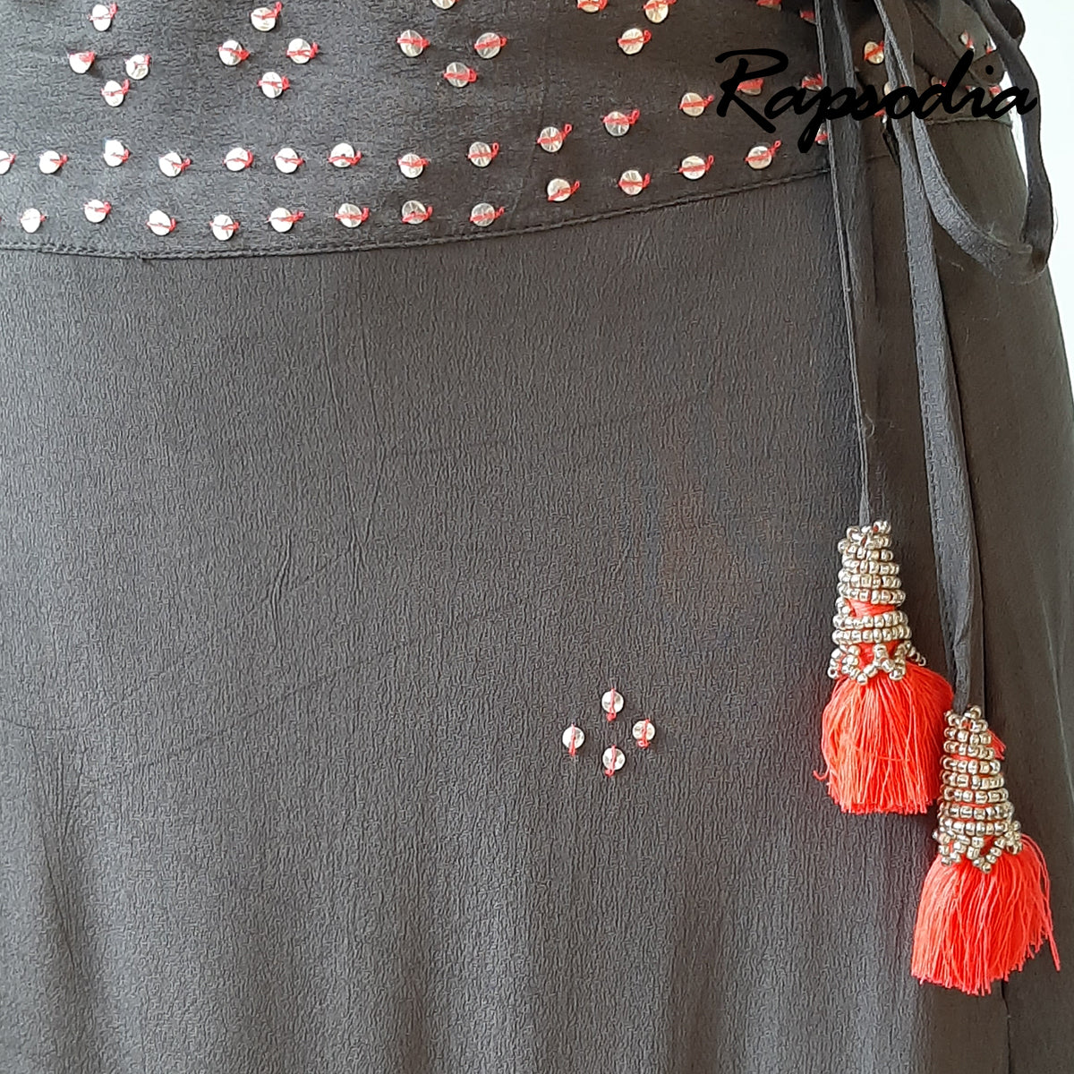 Falda Rapsodia Cedron Raisa Gris