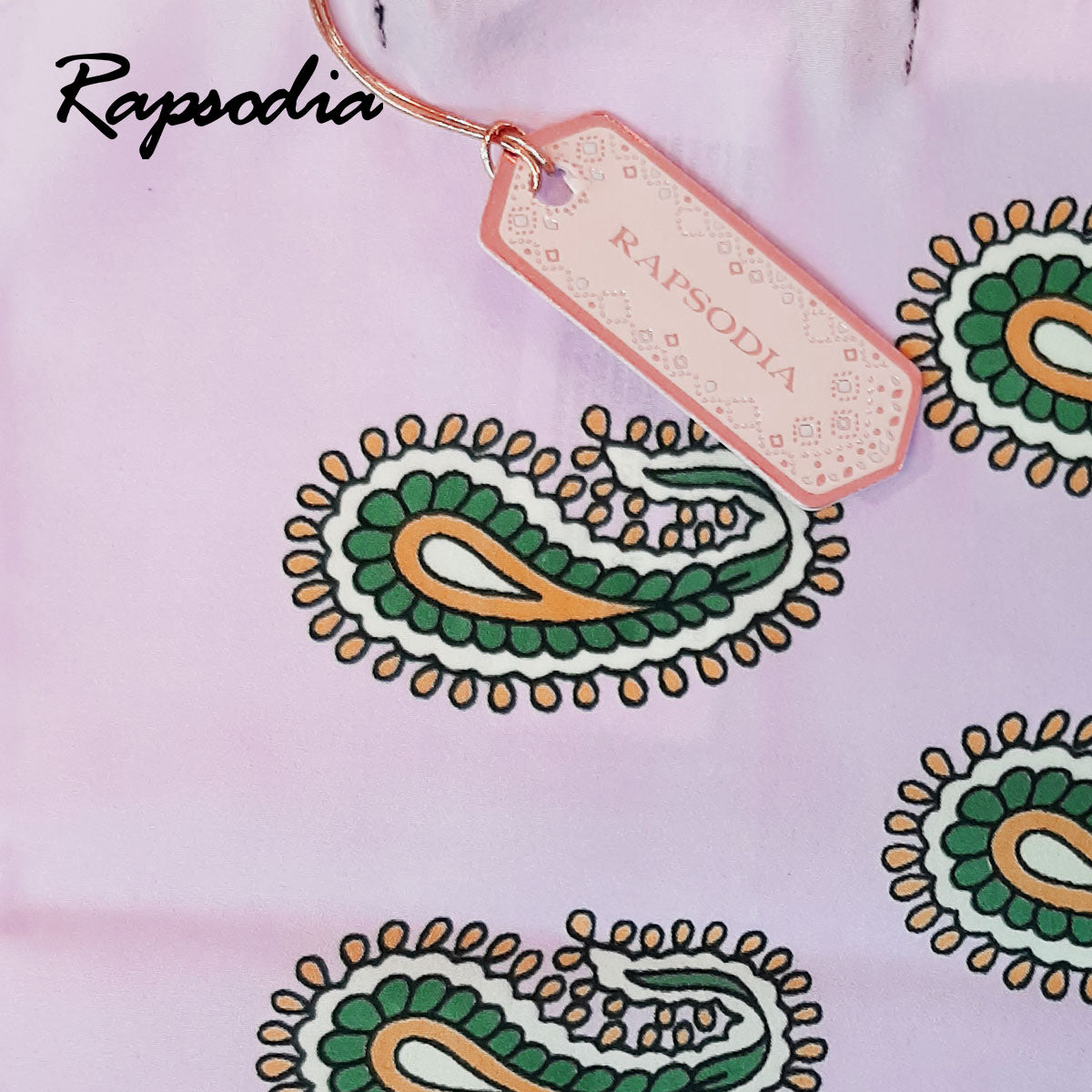 Pañuelo Rapsodia Paisley Dot Lila
