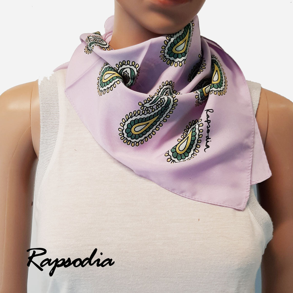 Pañuelo Rapsodia Paisley Dot Lila