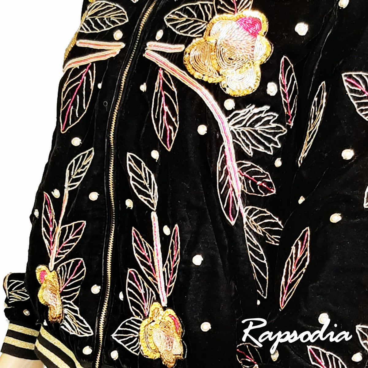 Chaqueta Rapsodia Eram Velvet Negro