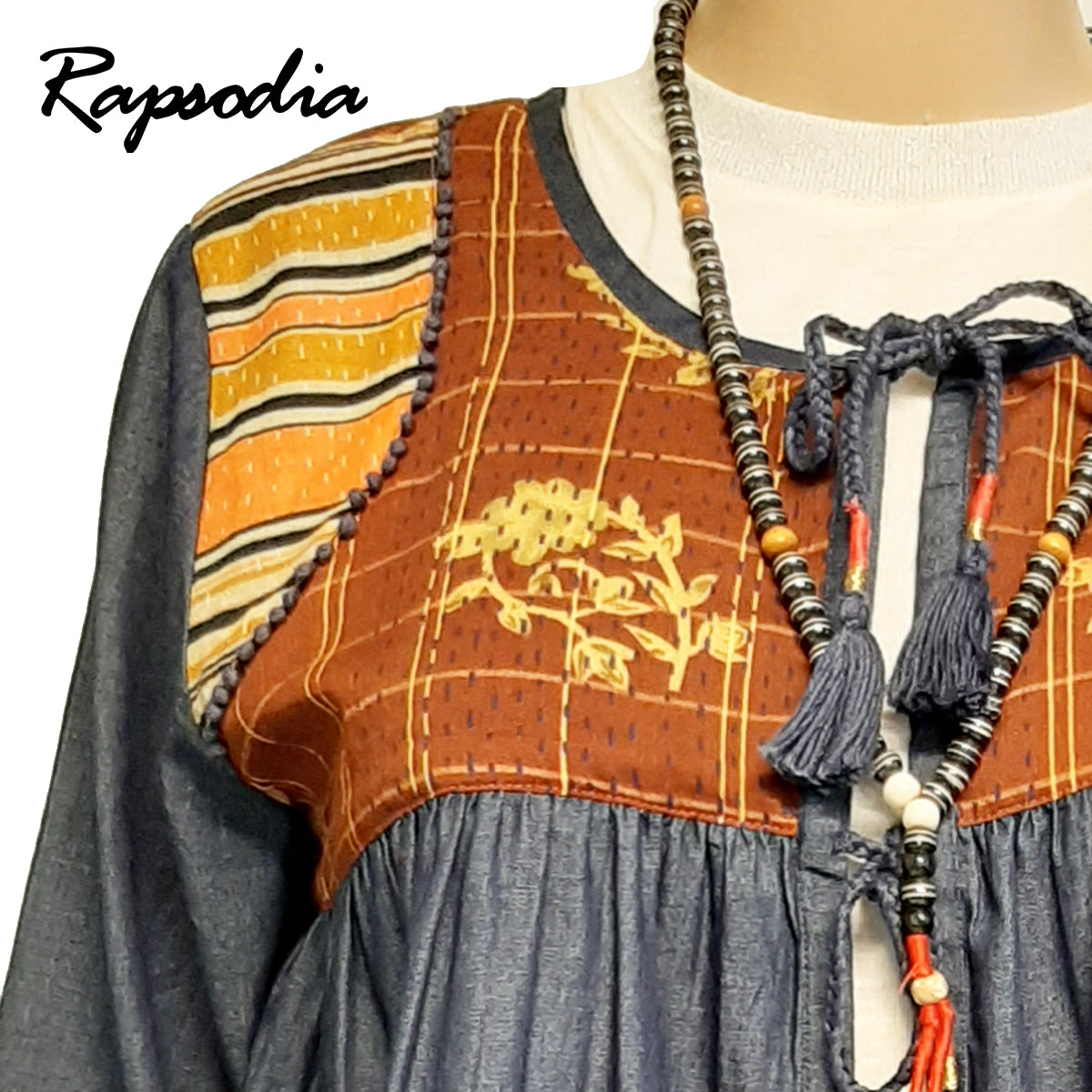 Blusa Rapsodia Osaka Denim Azul