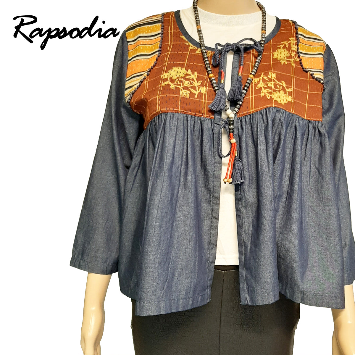 Blusa Rapsodia Osaka Denim Azul