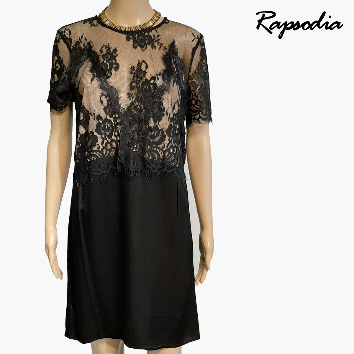 Vestido Rapsodia Ayise Negro
