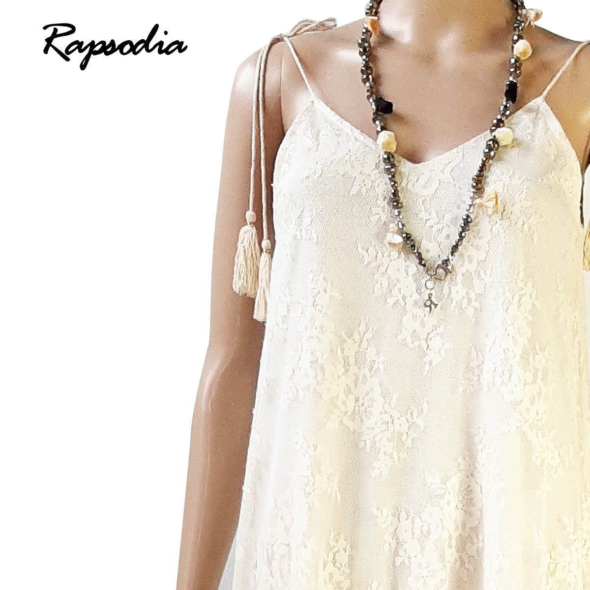 Vestido Rapsodia Charteau Crudo
