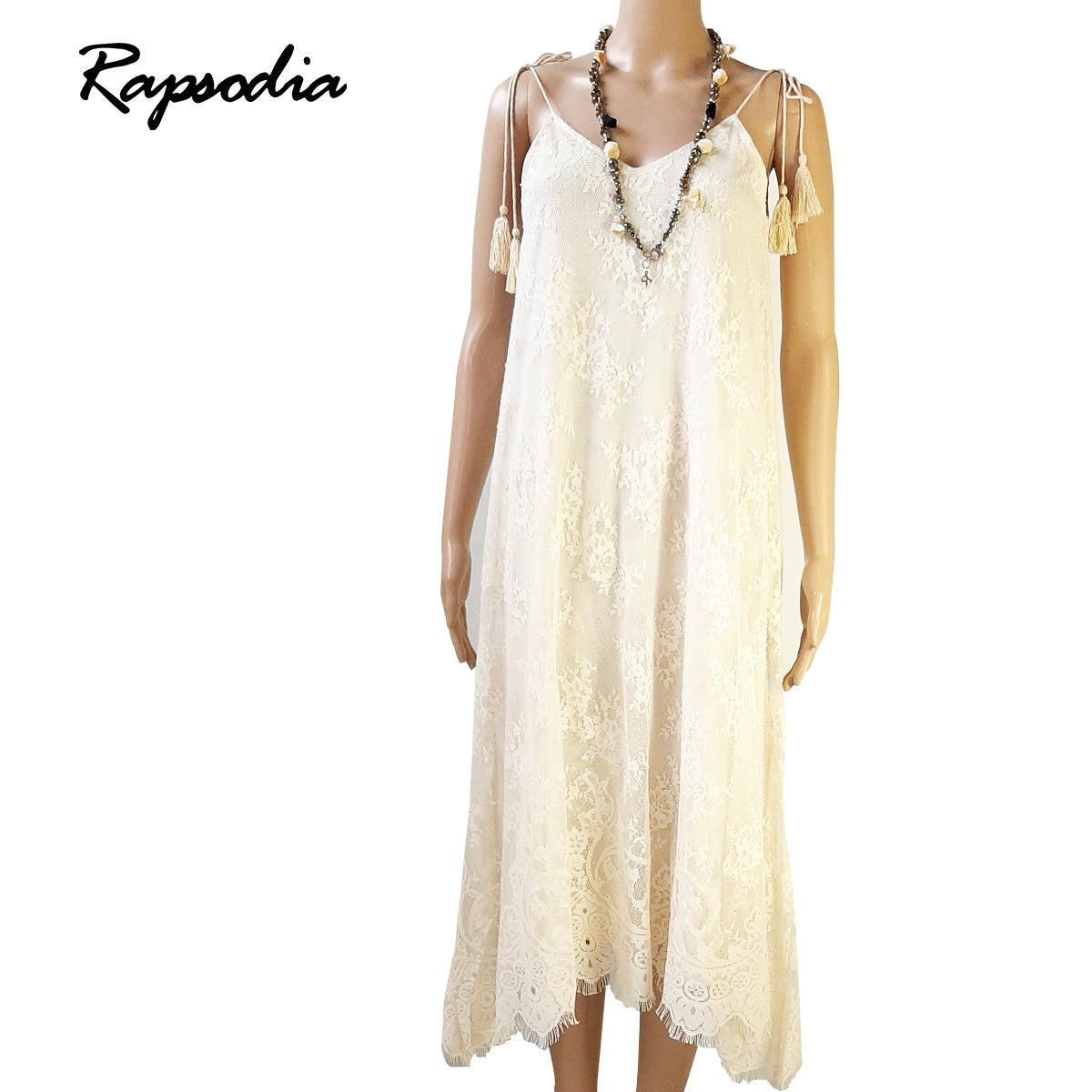 Vestido Rapsodia Charteau Crudo