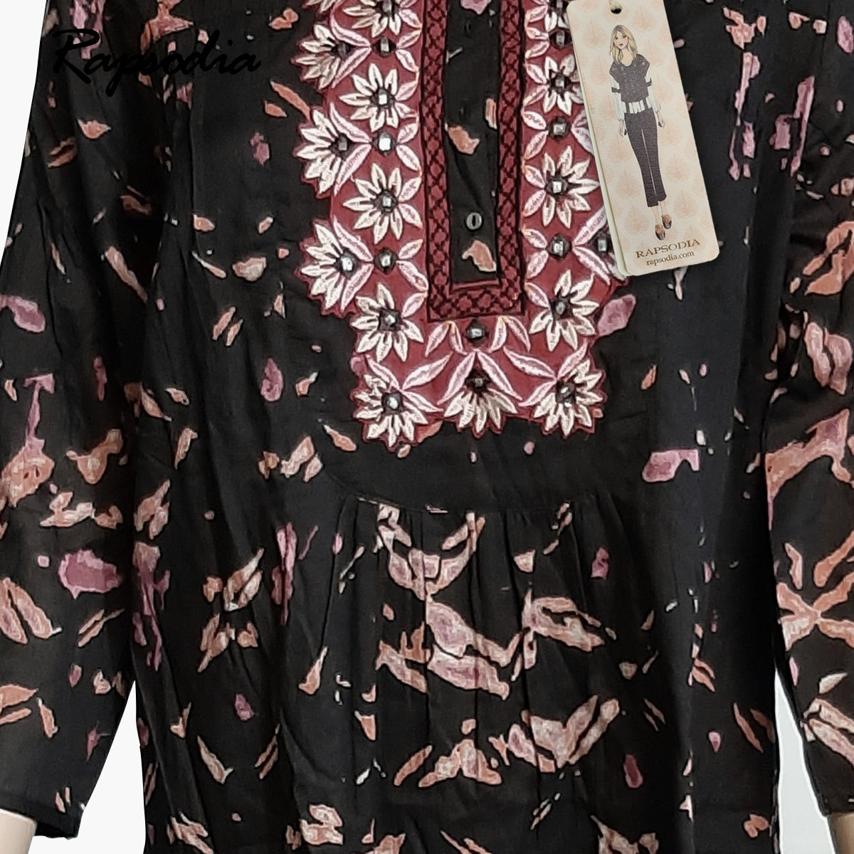 Vestido Rapsodia Chihiro Negro